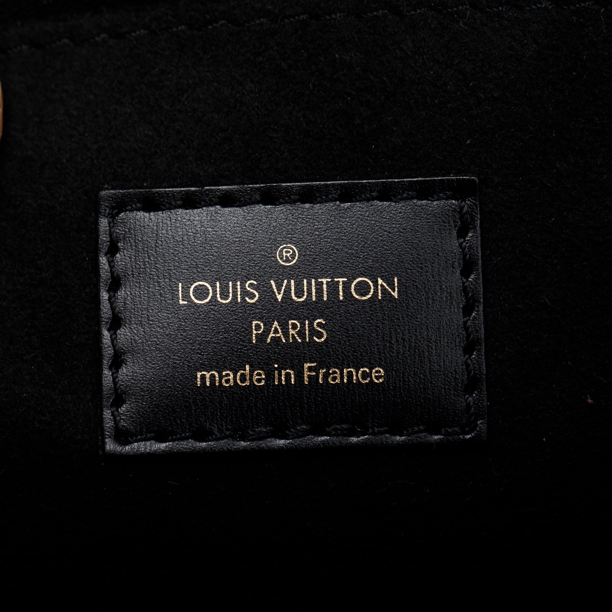 Louis Vuitton Black Calfskin Leather Dauphine MM w/ Strap