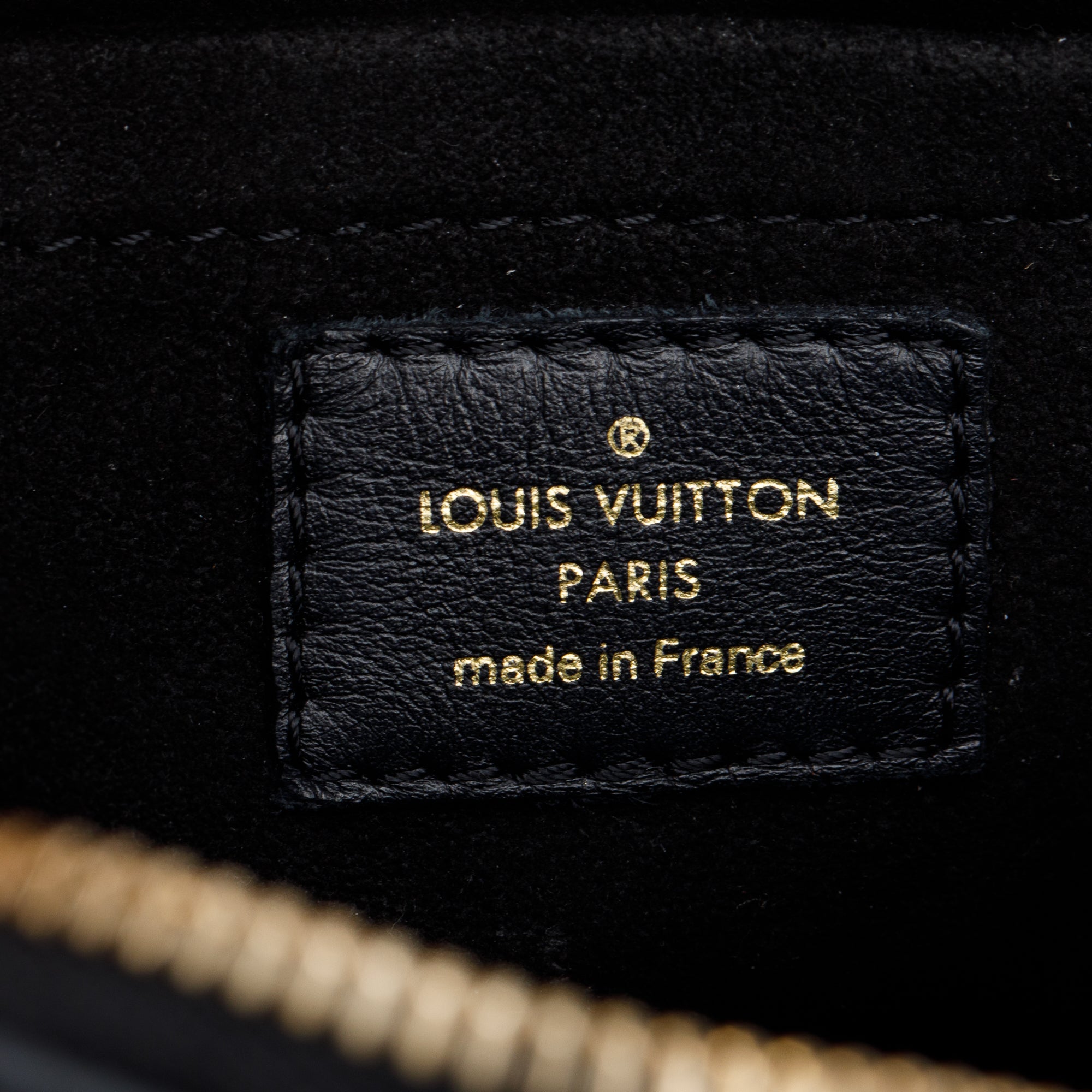 Louis Vuitton Black Calfskin Leather New Wave Camera Bag w/ Box