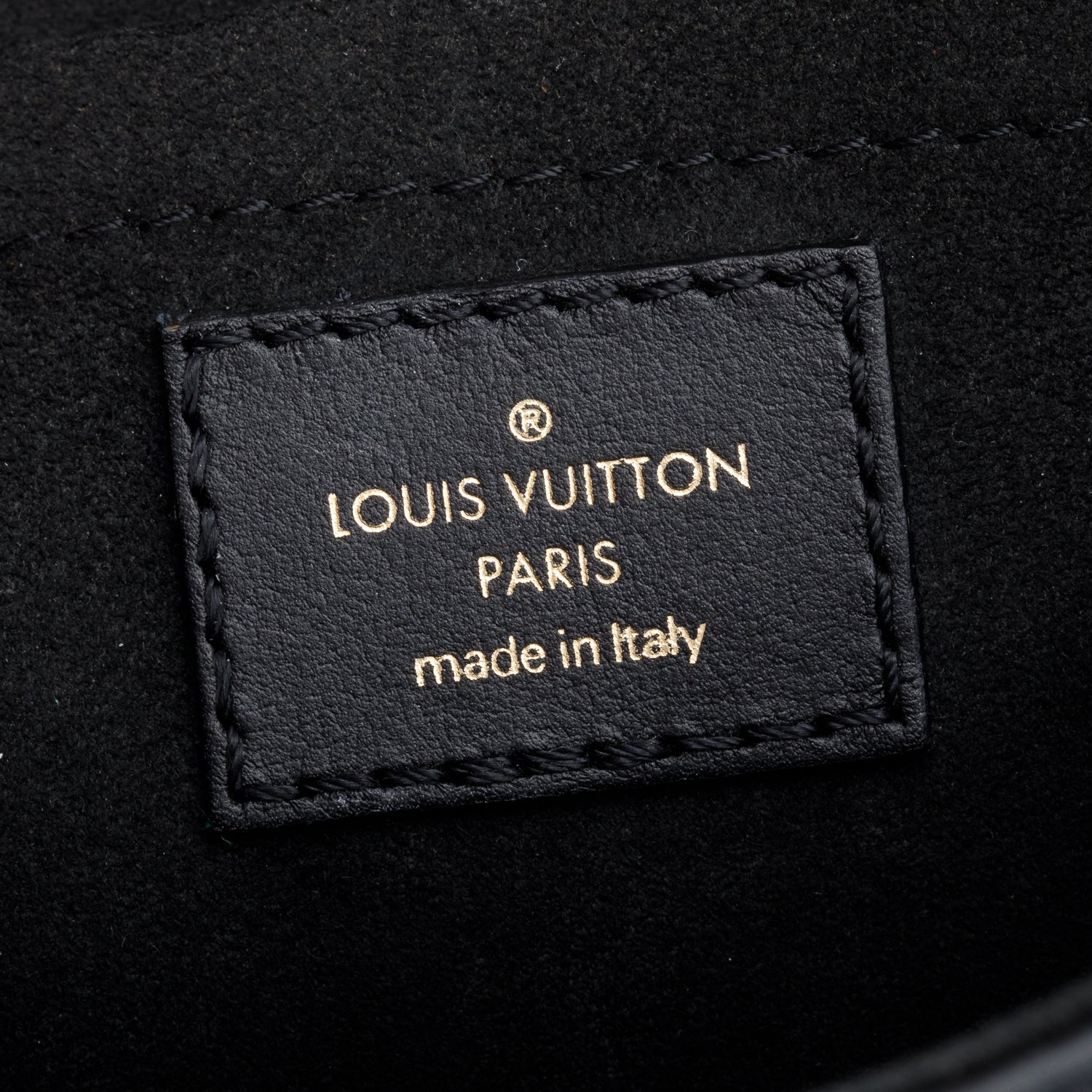 Louis Vuitton Black Cowhide Leather New Wave Chain Bag PM w/ Box