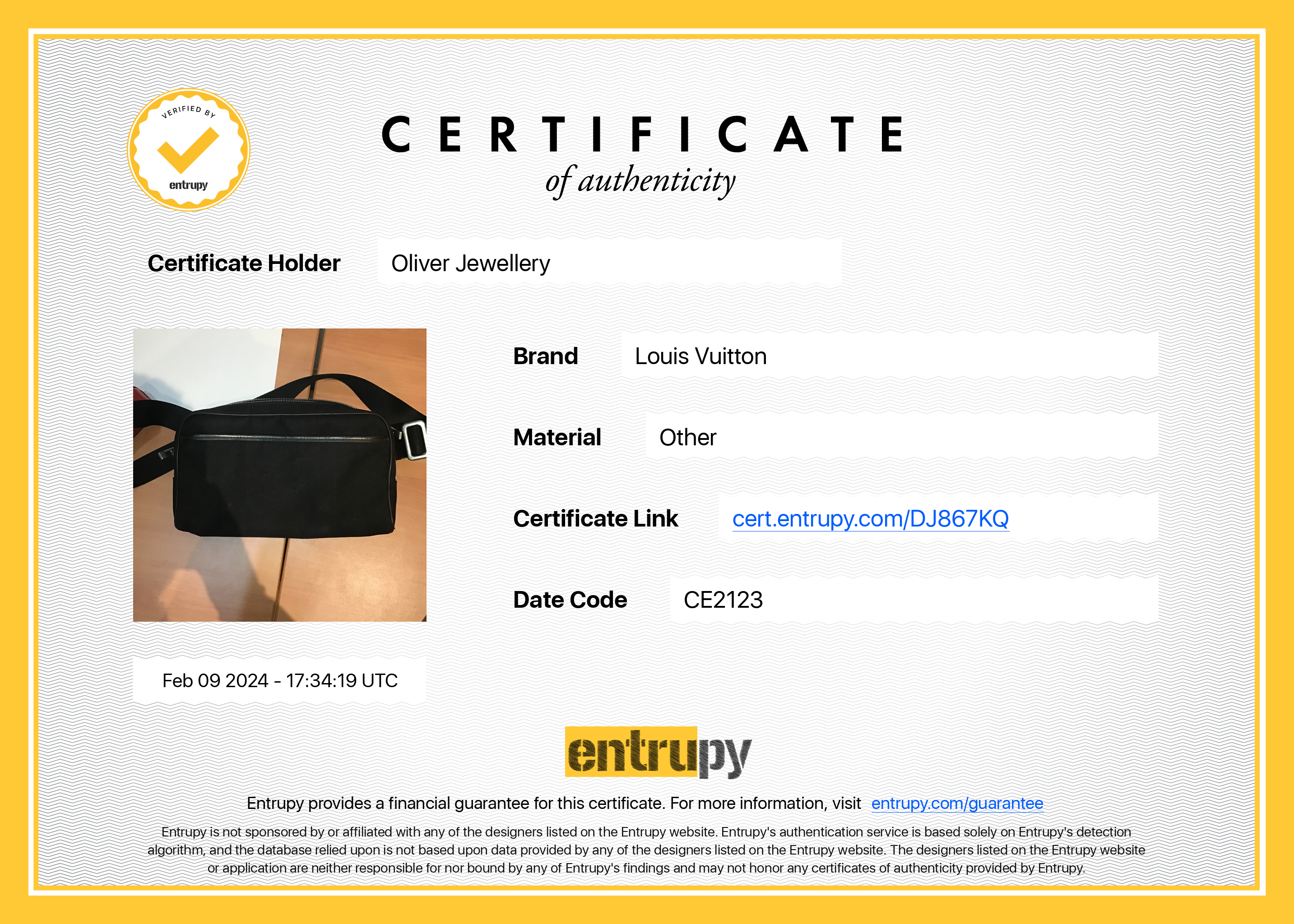 Louis Vuitton Black Damier Geant Canvas Acrobate Waist Bag