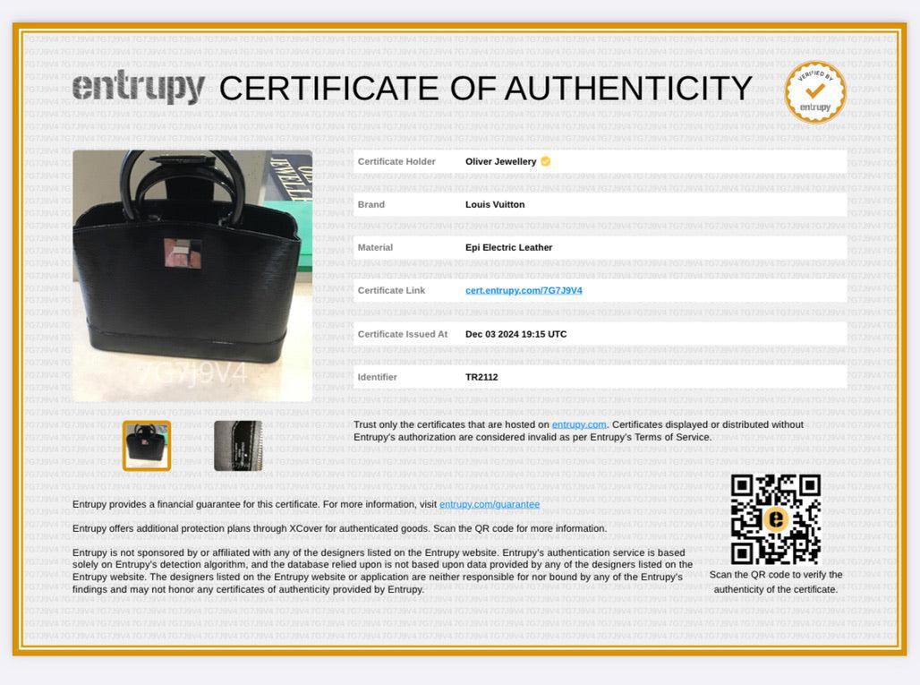 Louis Vuitton Black Electric Epi Leather Mirabeau PM