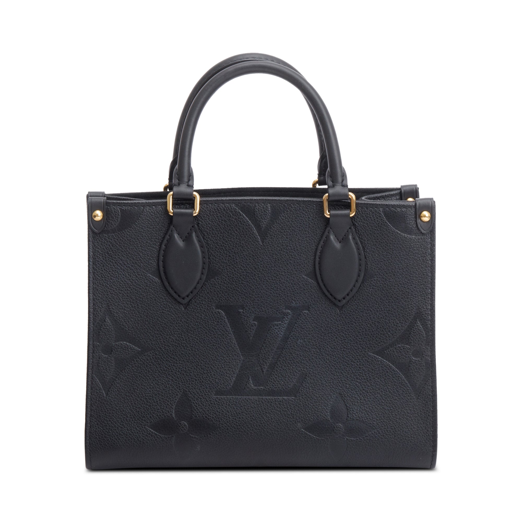 Louis Vuitton Black Empreinte Monogram OnTheGo PM w/ Strap