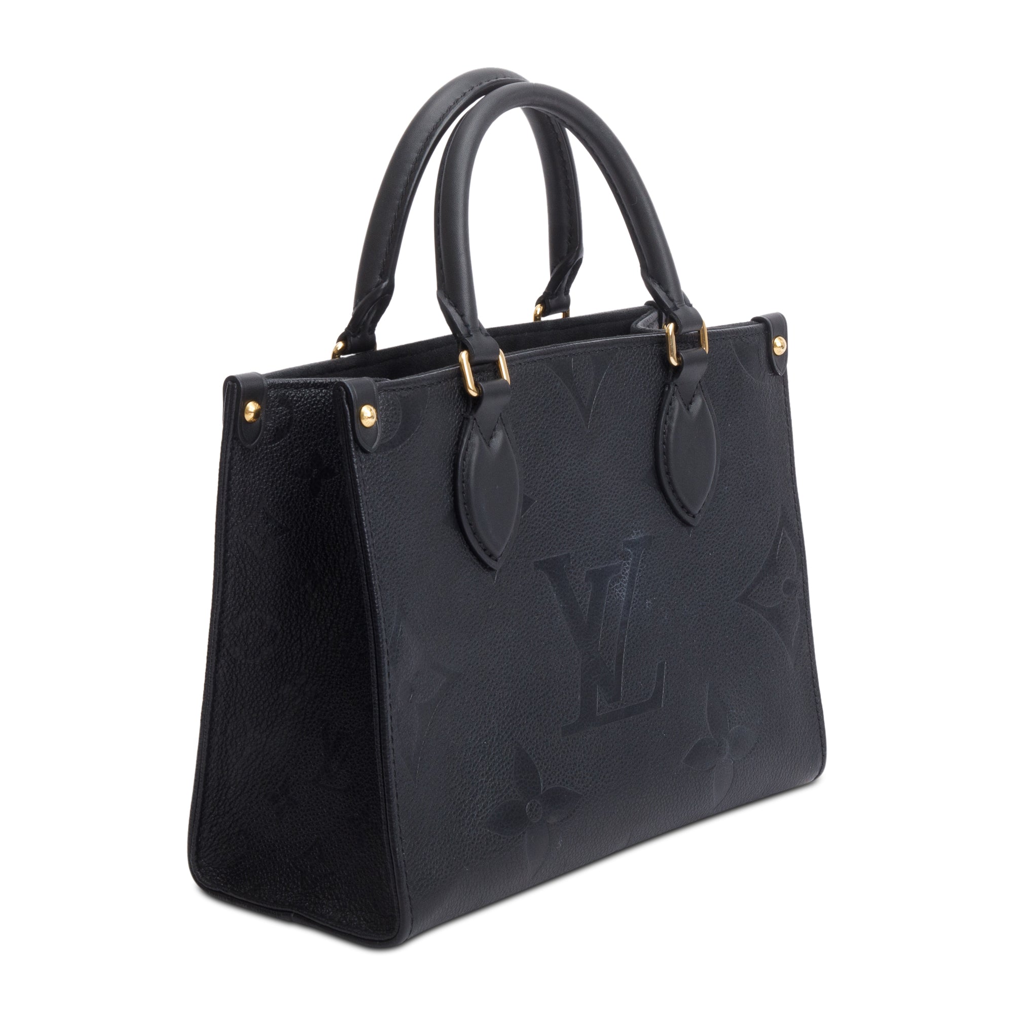 Louis Vuitton Black Empreinte Monogram OnTheGo PM w/ Strap