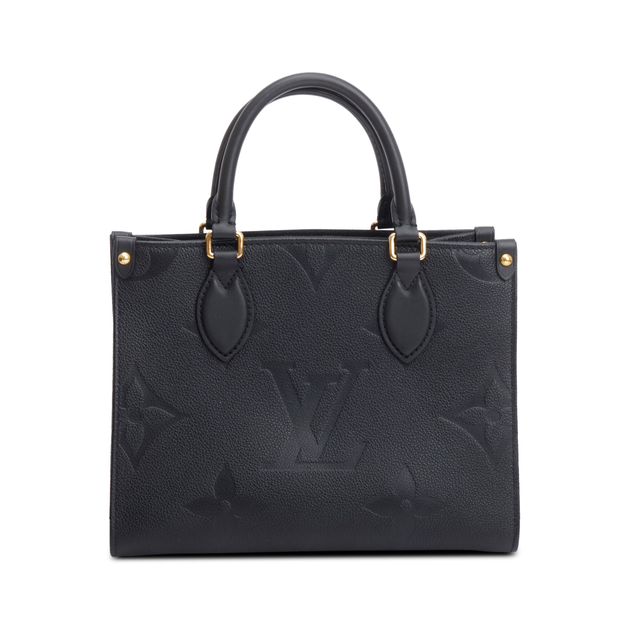 Louis Vuitton Black Empreinte Monogram OnTheGo PM w/ Strap