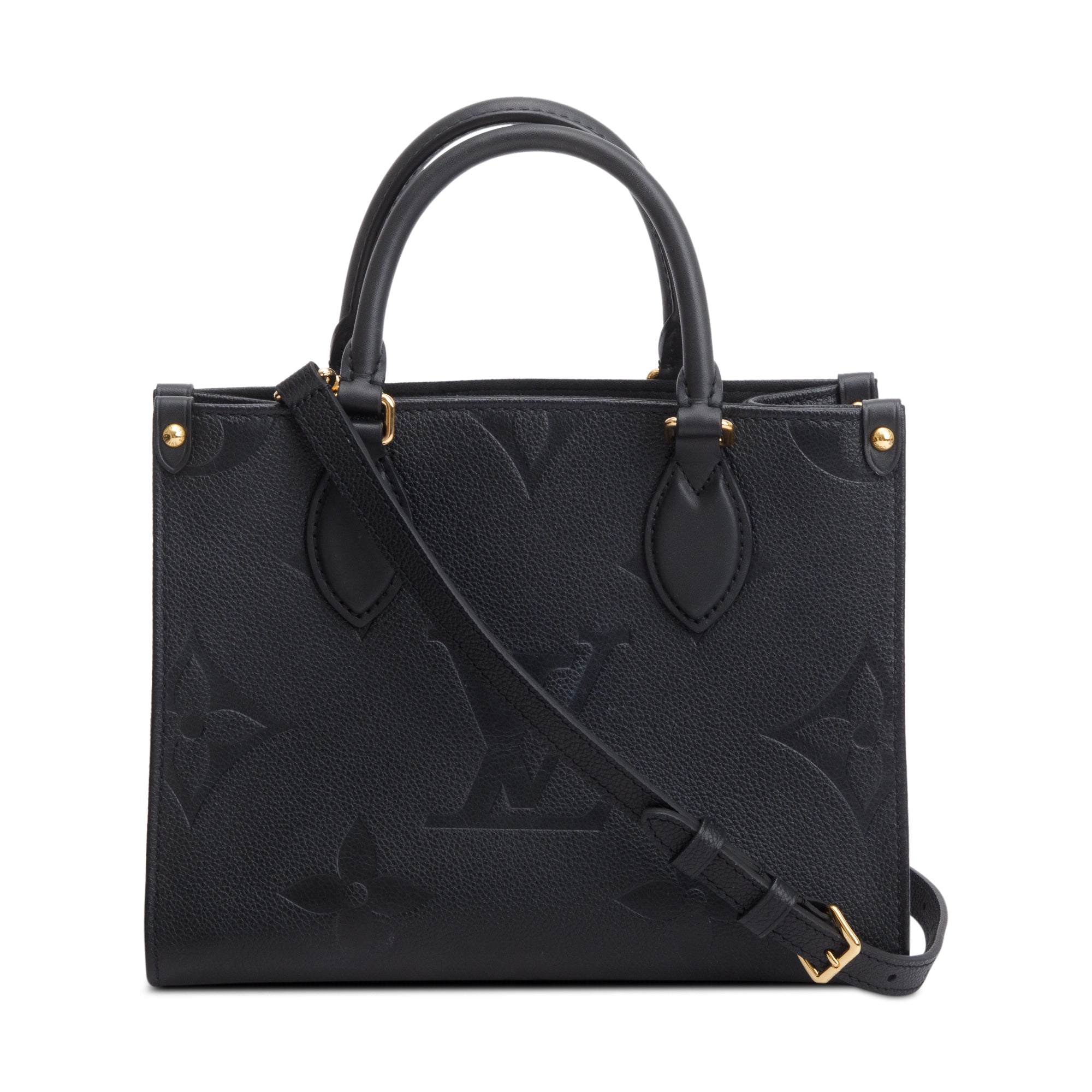 Louis Vuitton Black Empreinte Monogram OnTheGo PM w/ Strap