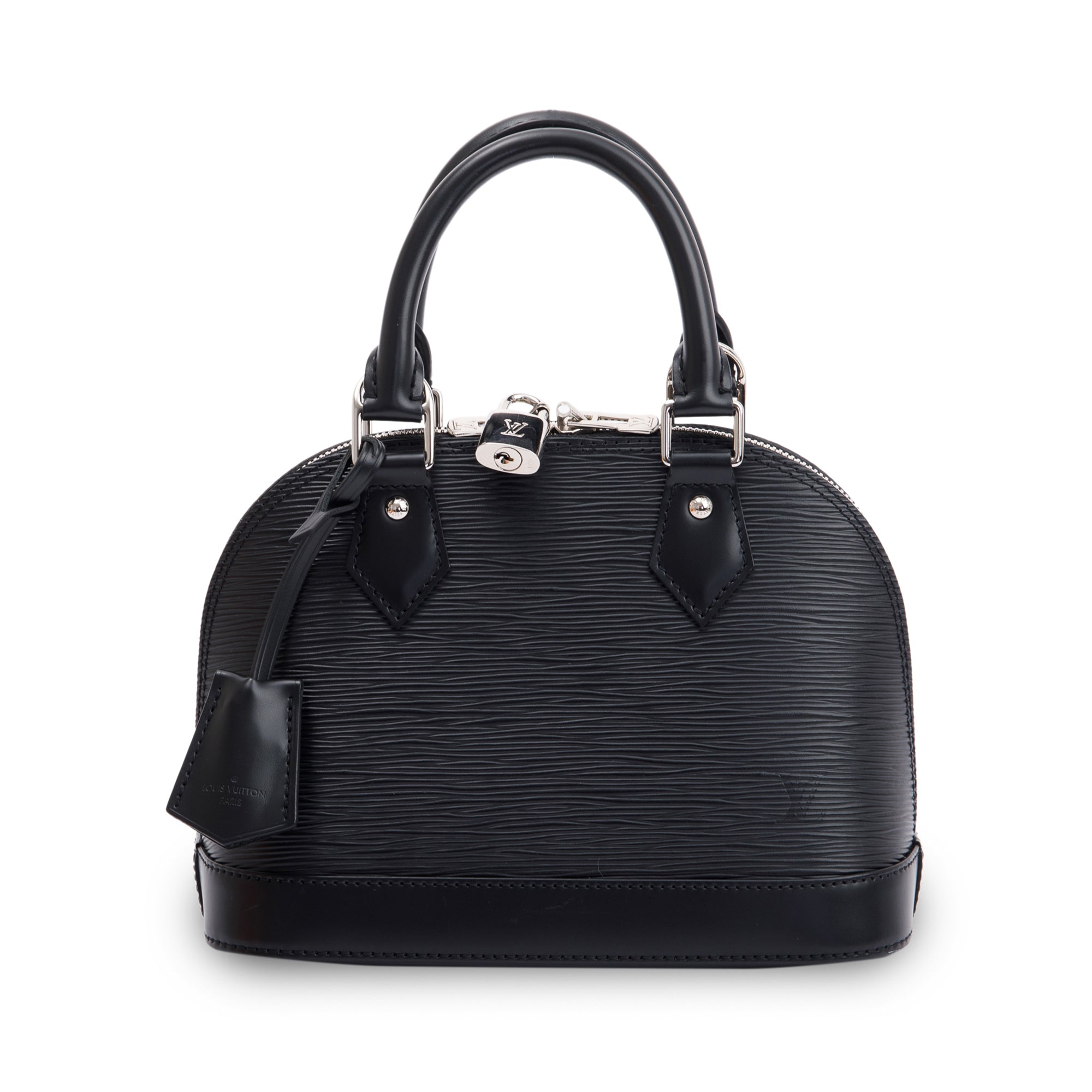 Louis Vuitton Black Epi Alma BB W/ Box