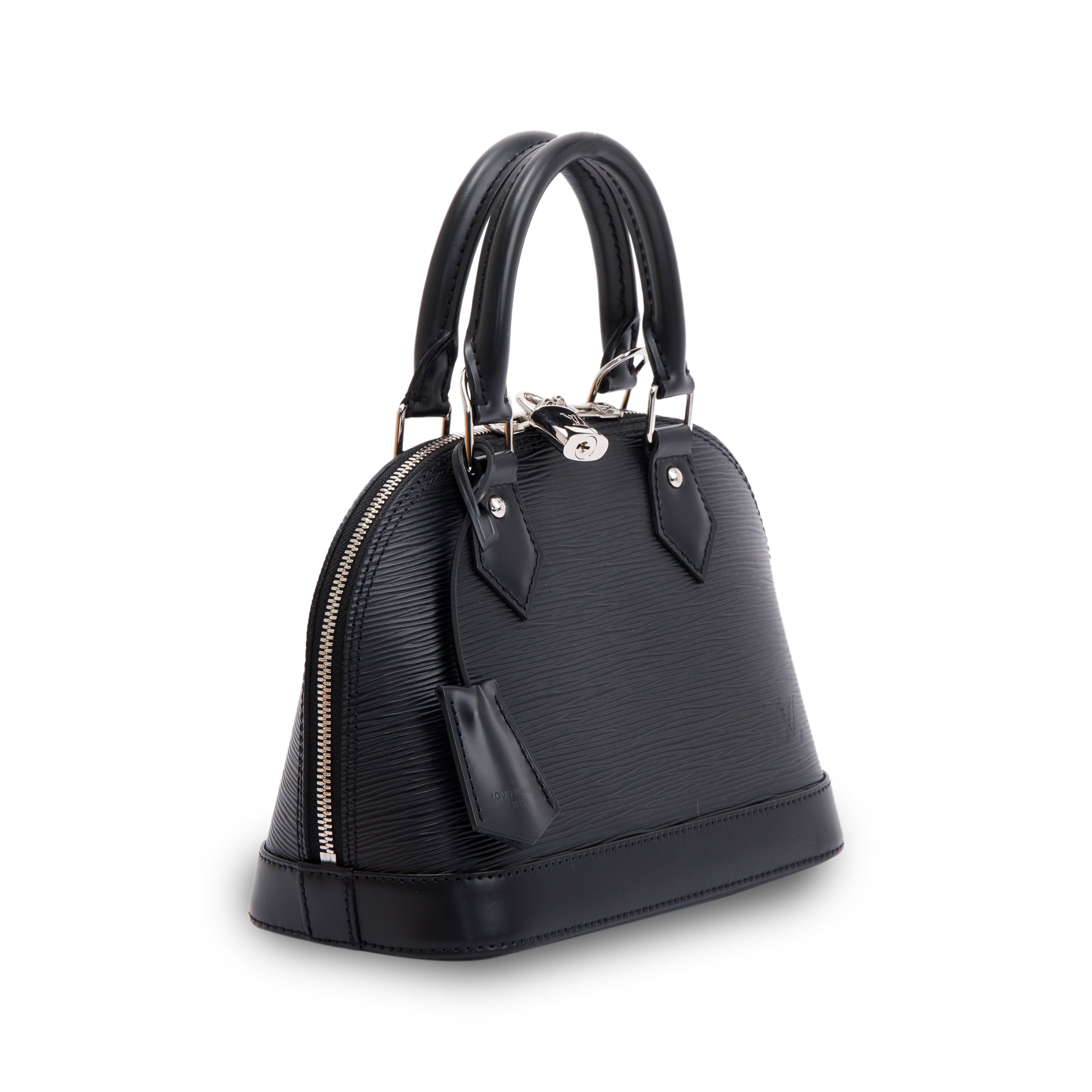 Louis Vuitton Black Epi Alma BB W/ Box