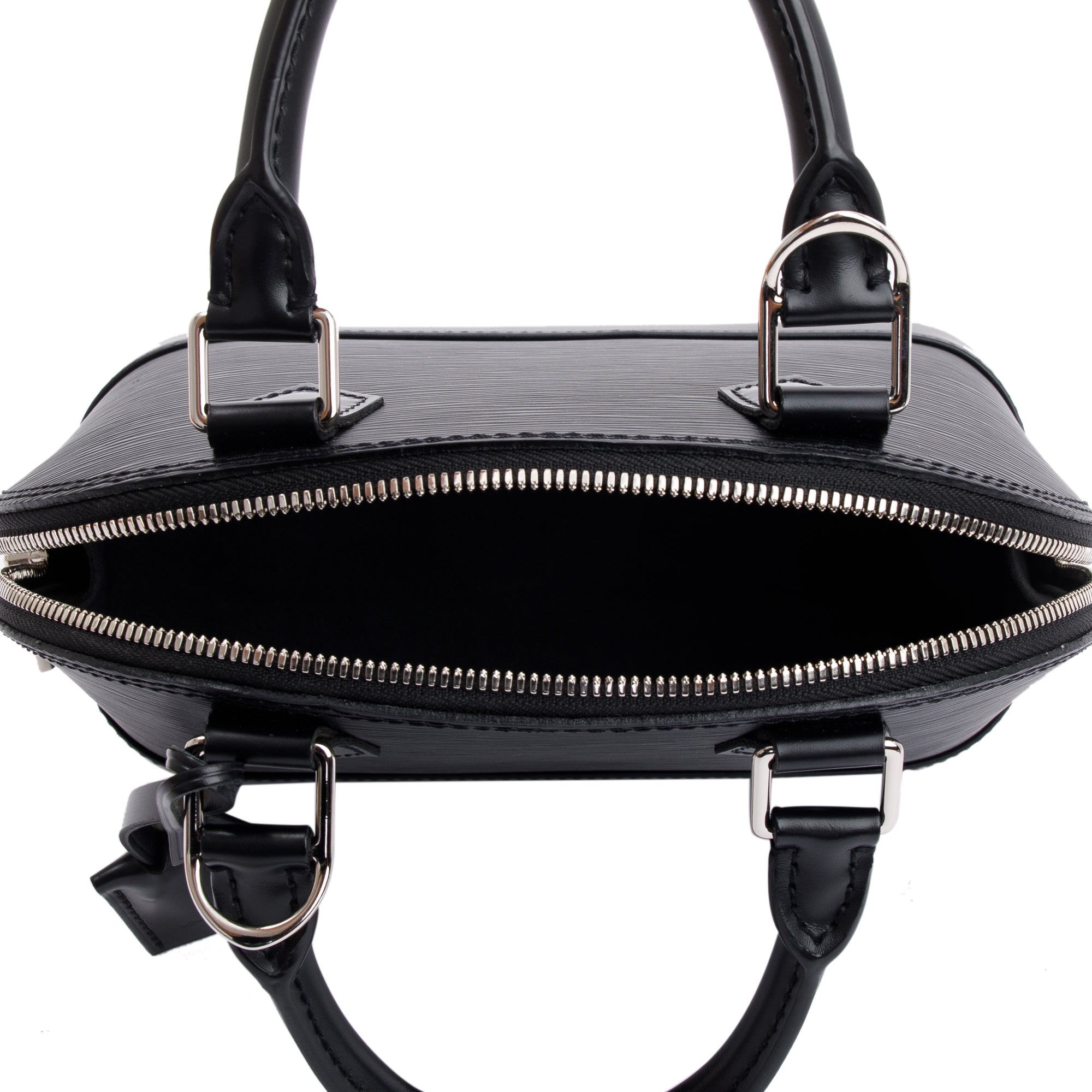 Louis Vuitton Black Epi Alma BB W/ Box