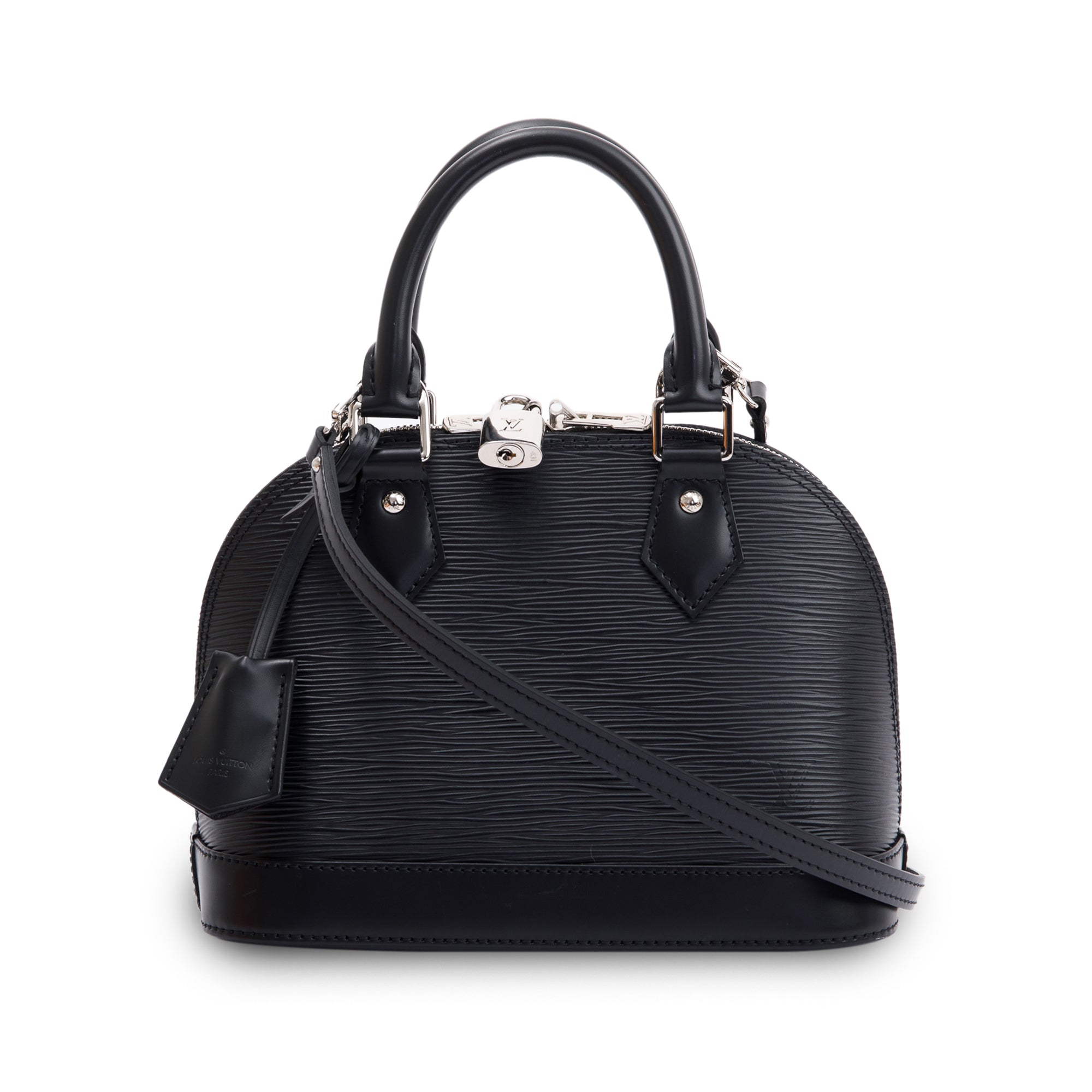 Louis Vuitton Black Epi Alma BB W/ Box