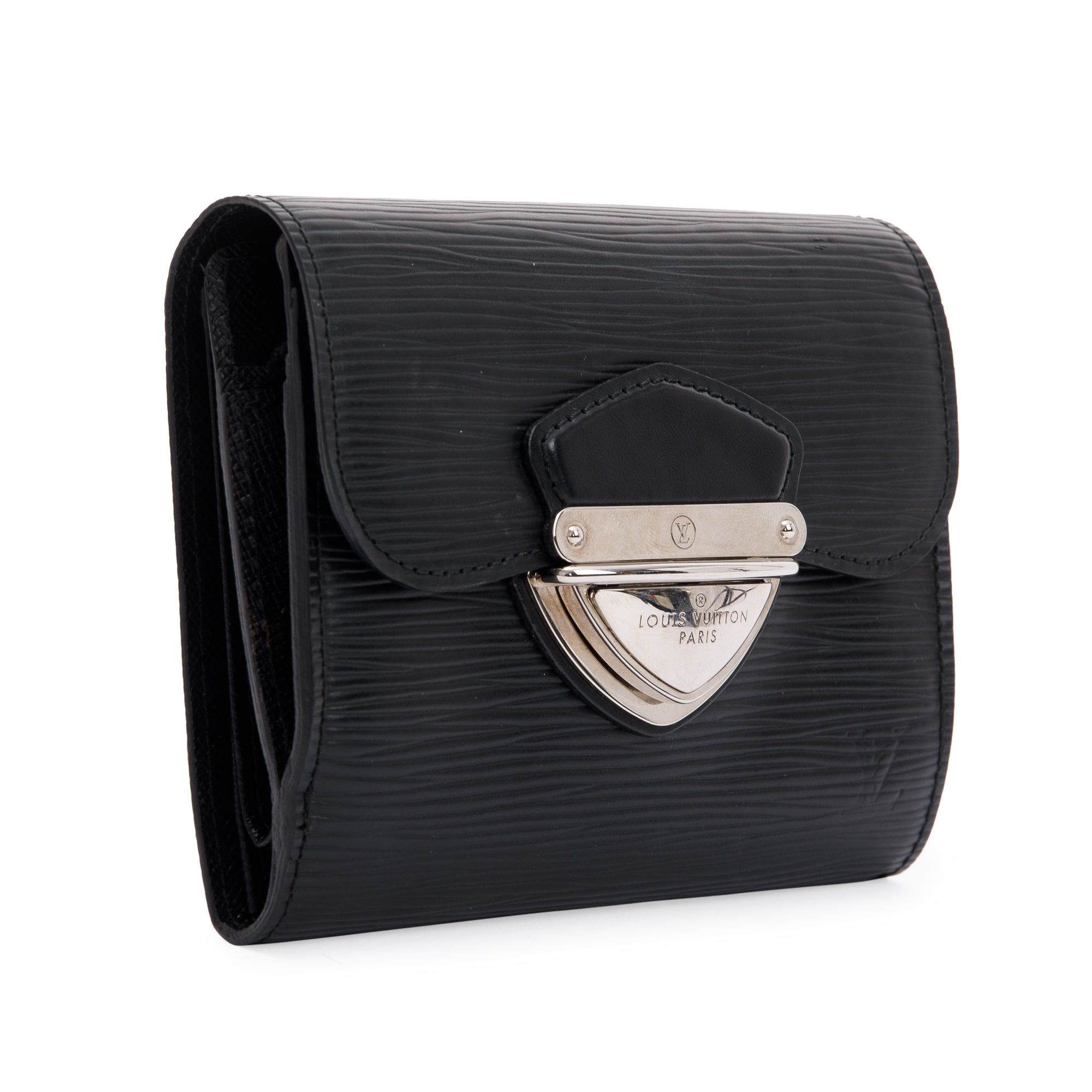 Louis Vuitton Black Epi Joey Wallet