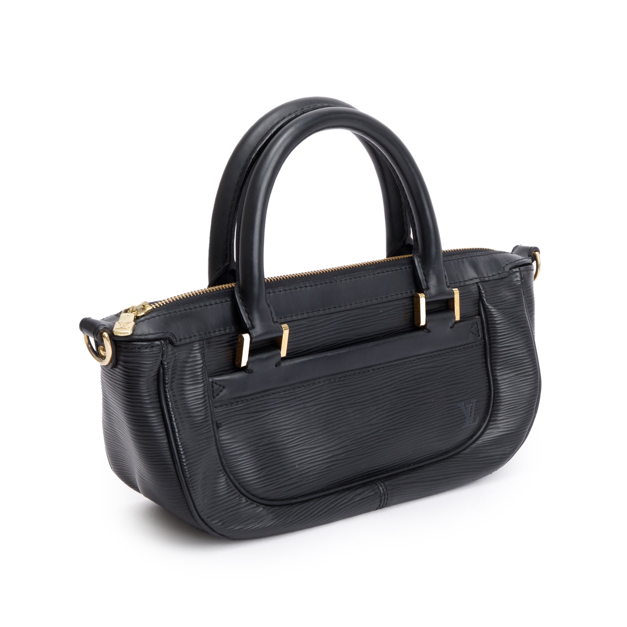 Louis Vuitton Black Epi Leather Dhanura PM w/ Strap