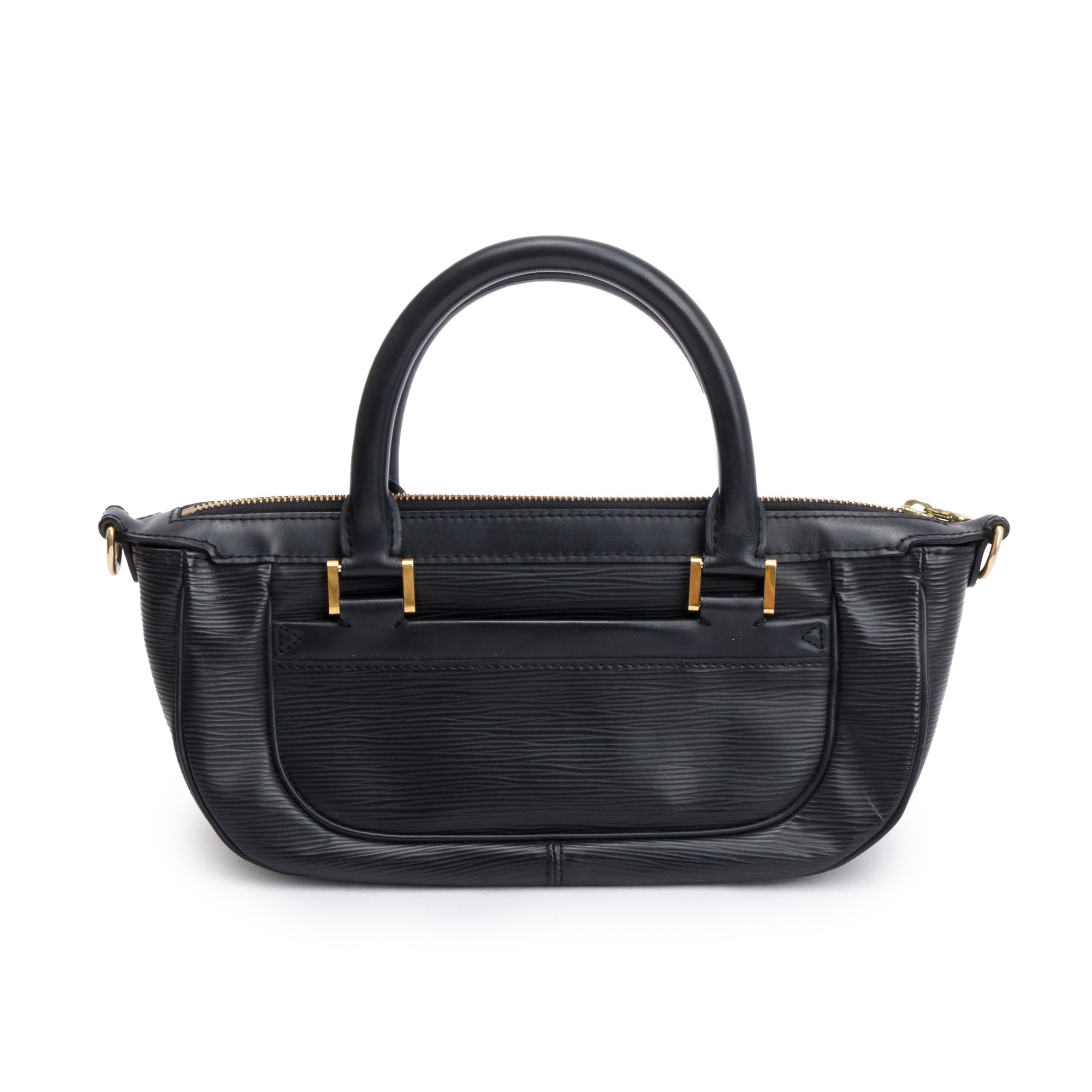 Louis Vuitton Black Epi Leather Dhanura PM w/ Strap