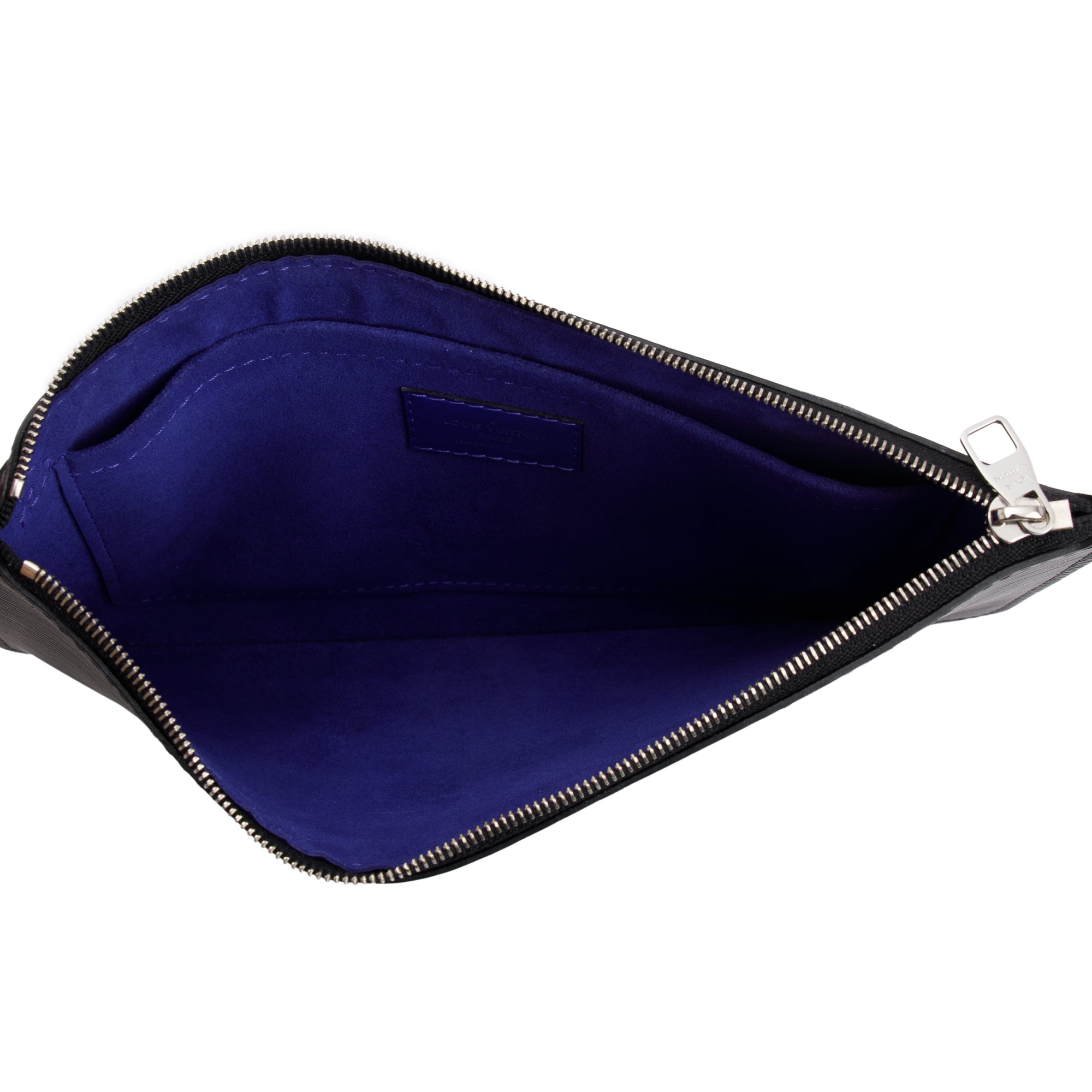 Louis Vuitton Black Epi Leather Neverfull MM w/ Box & Pouch