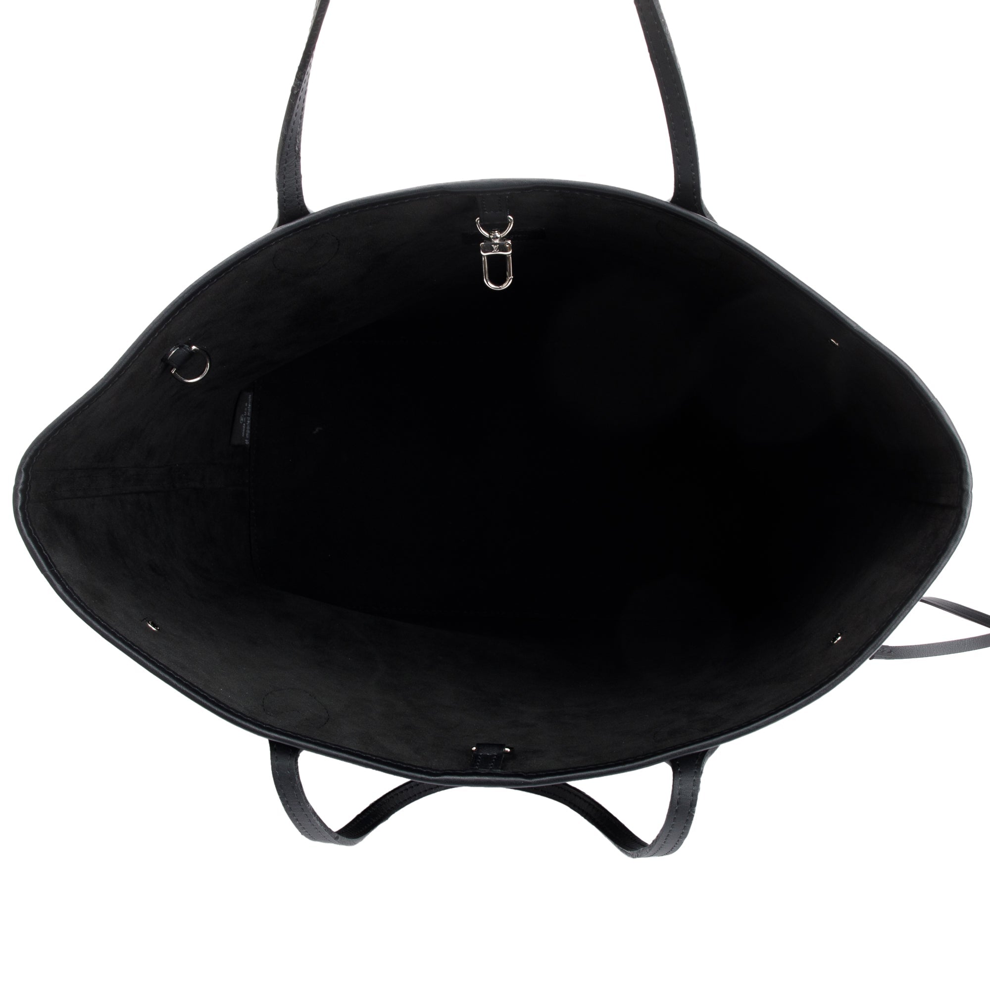 Louis Vuitton Black Epi Leather Neverfull MM w/ Pouch