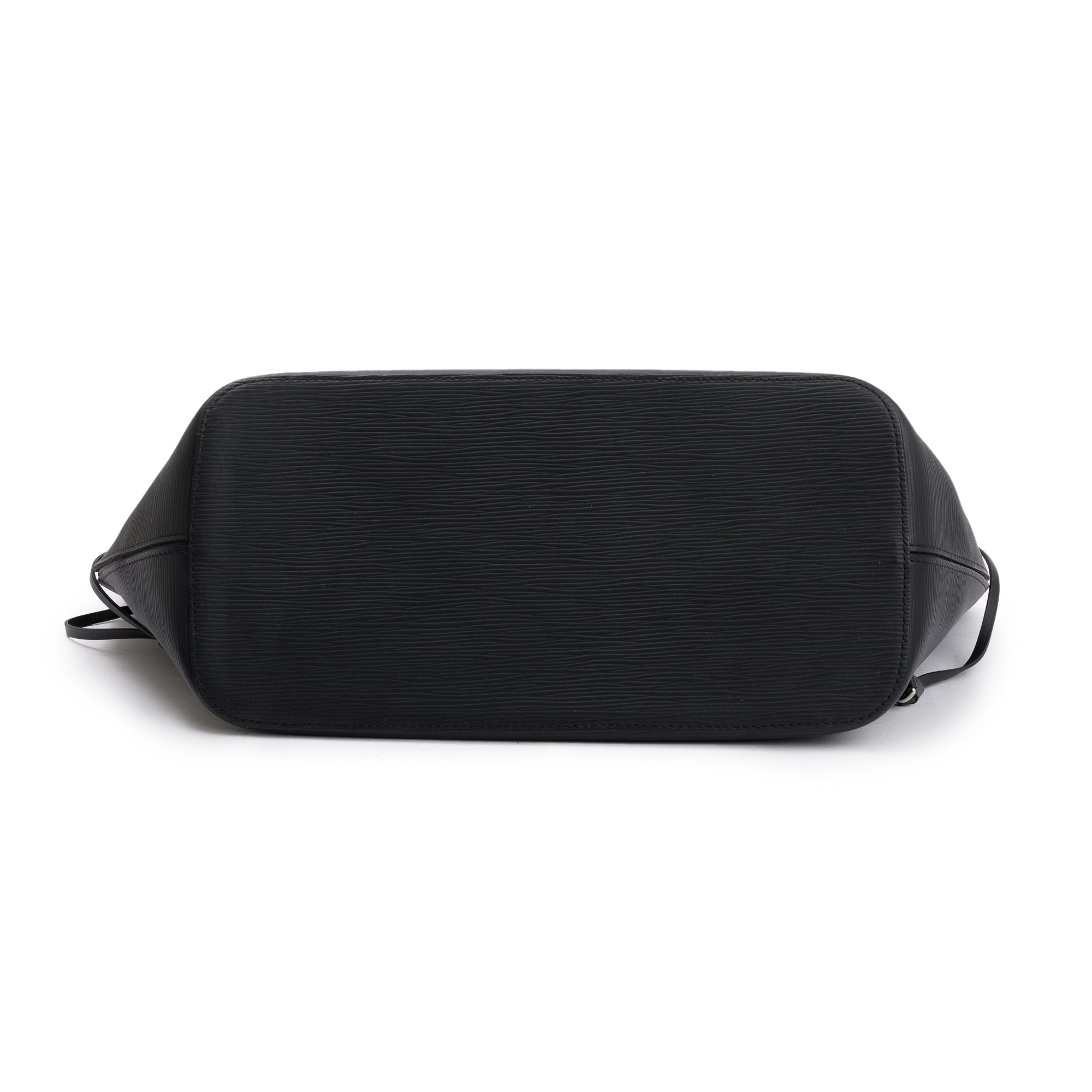 Louis Vuitton Black Epi Leather Neverfull MM w/ Pouch