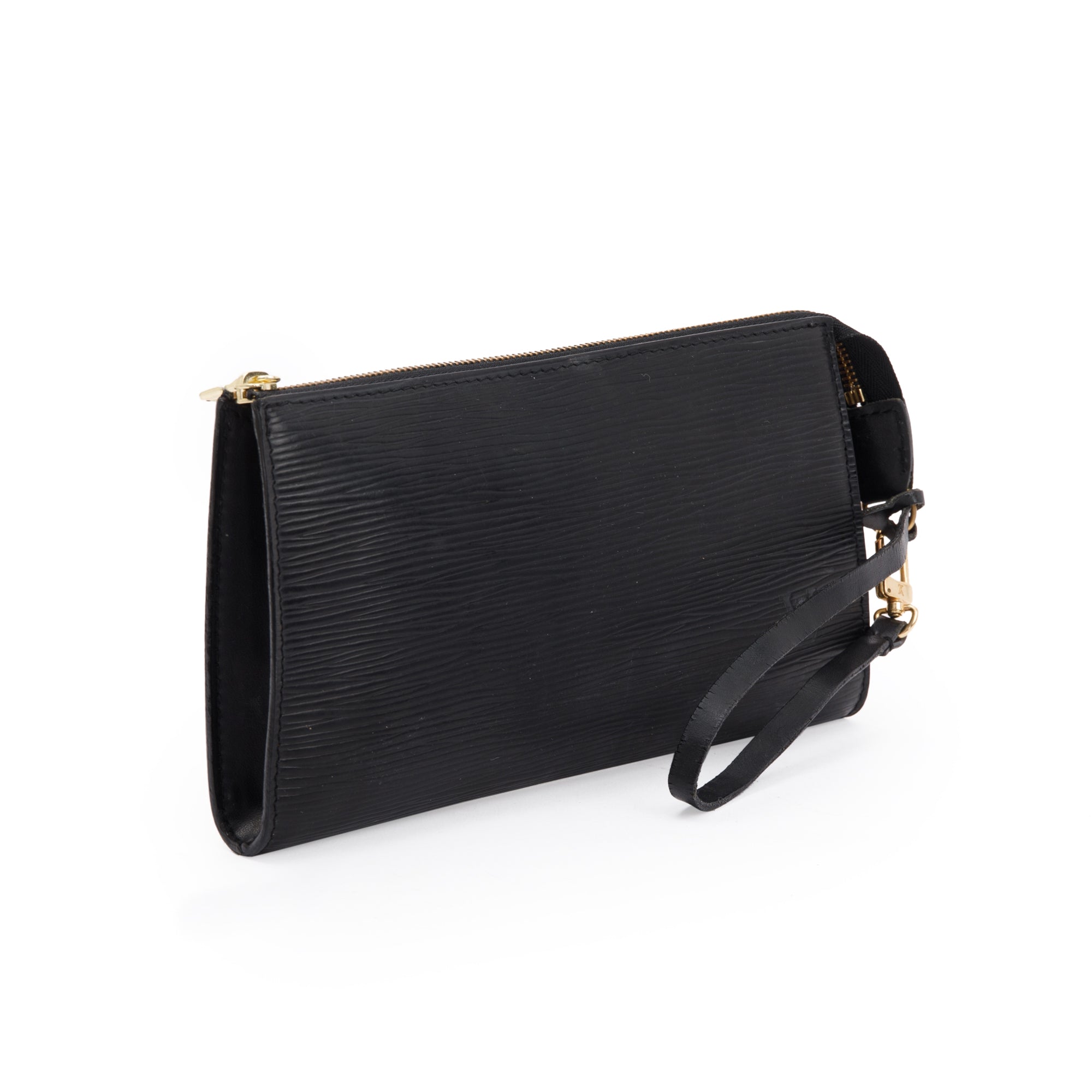 Louis Vuitton Black Epi Leather Pochette Accessoires 24