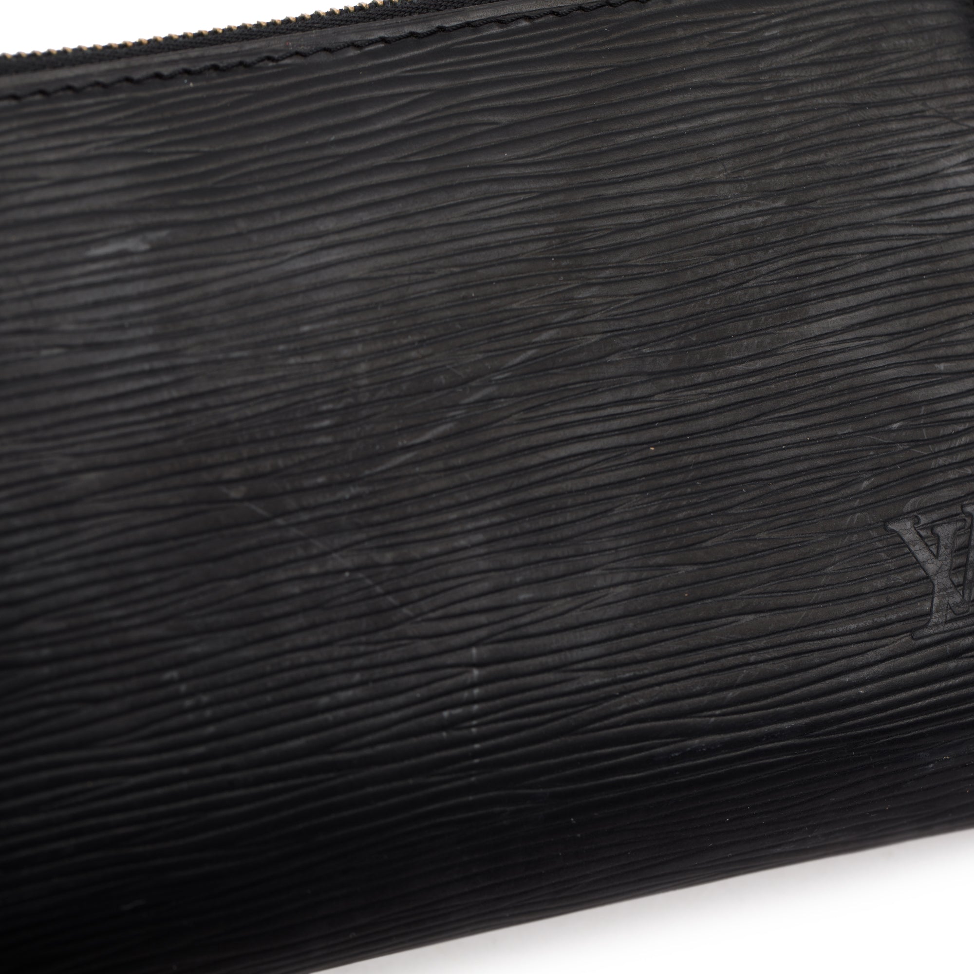 Louis Vuitton Black Epi Leather Pochette Accessoires 24