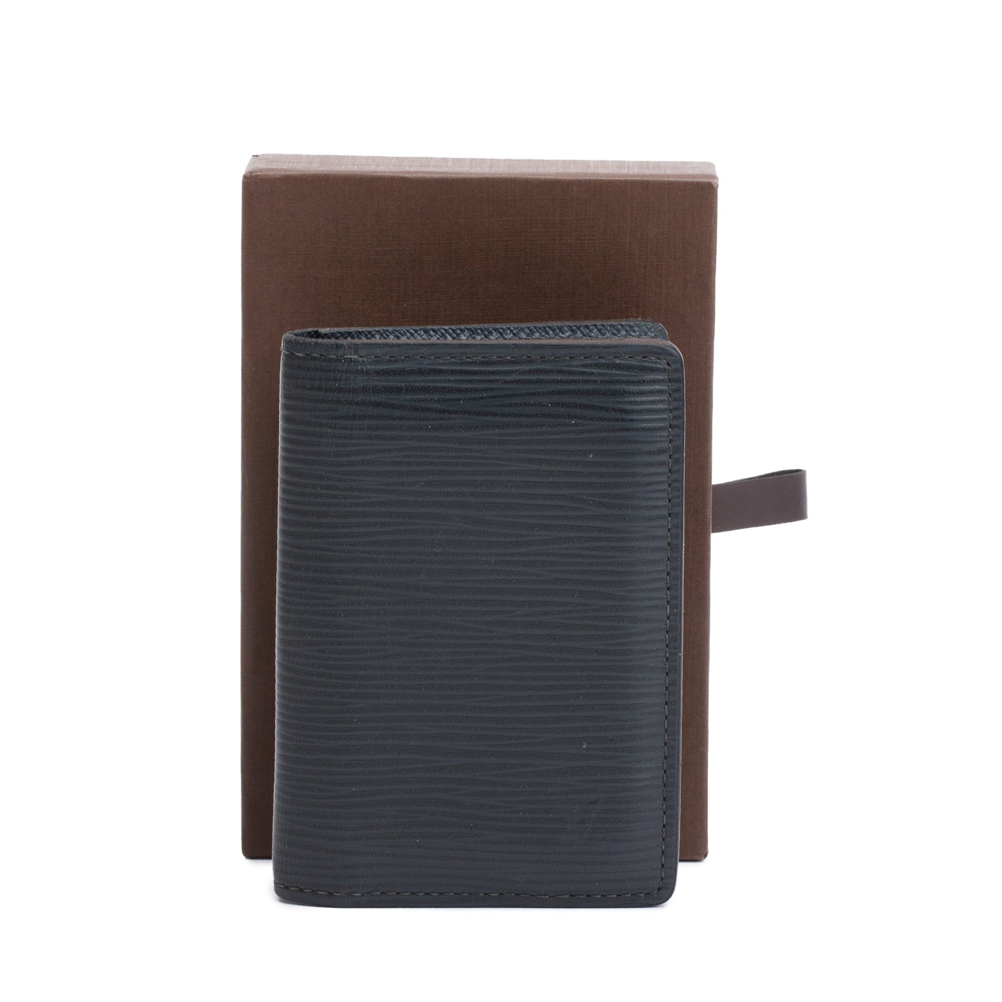 Louis Vuitton Black Epi Leather Pocket Organizer w/ Box