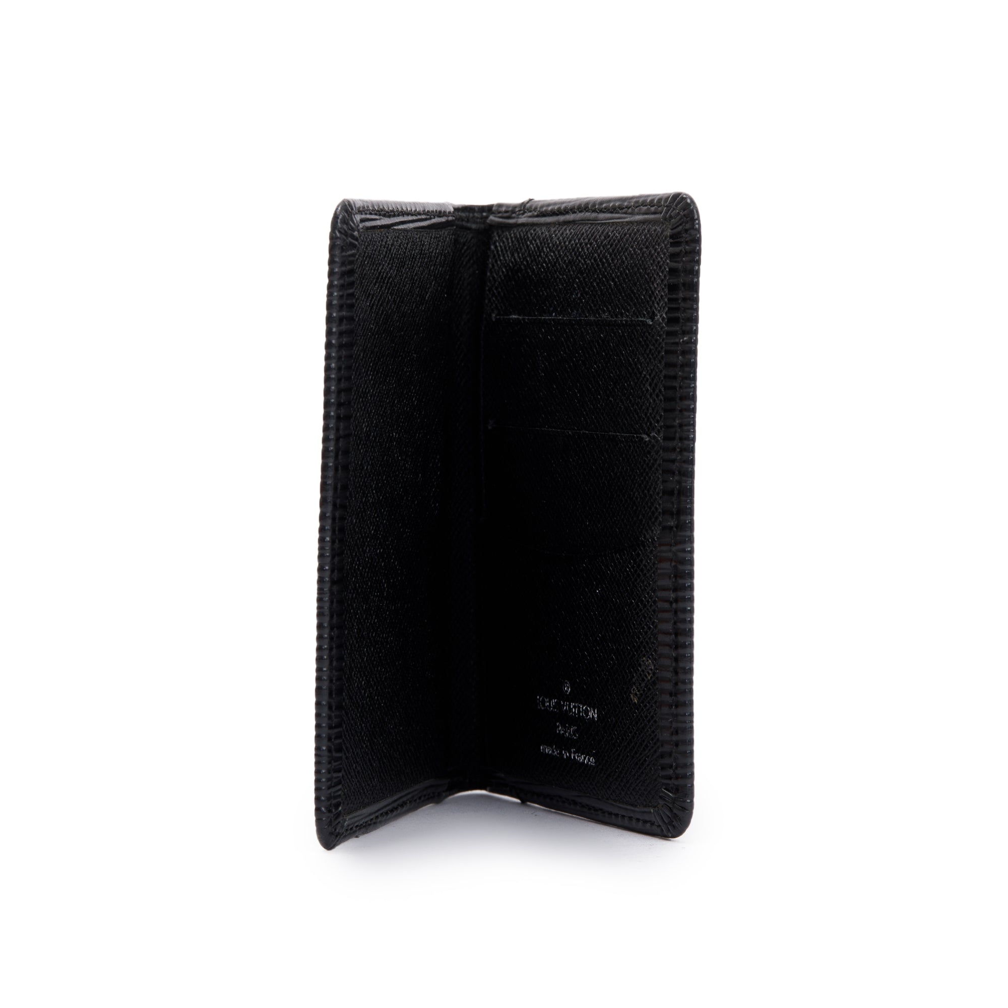 Louis Vuitton Black Epi Leather Pocket Organizer w/ Box