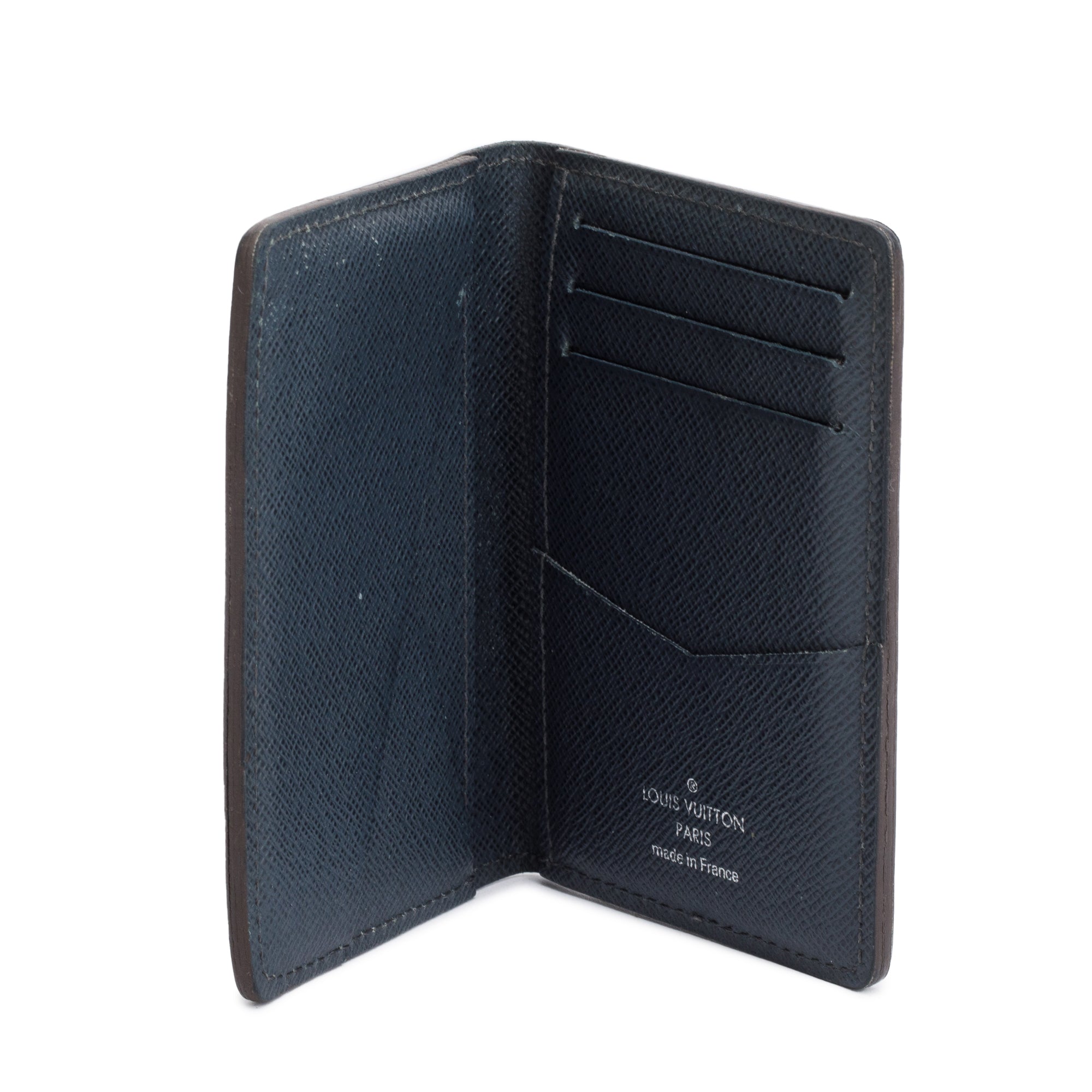 Louis Vuitton Black Epi Leather Pocket Organizer w/ Box