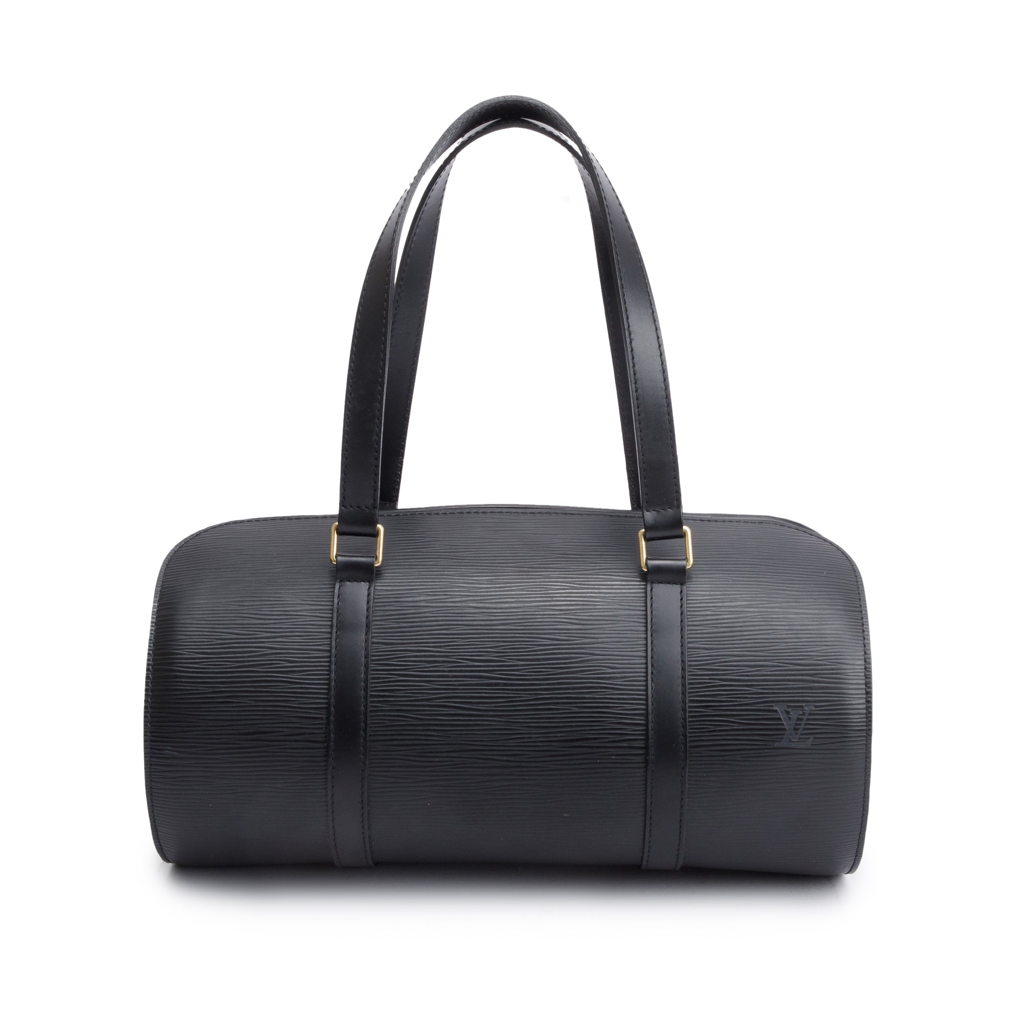Louis Vuitton Black Epi Leather Soufflot Bag