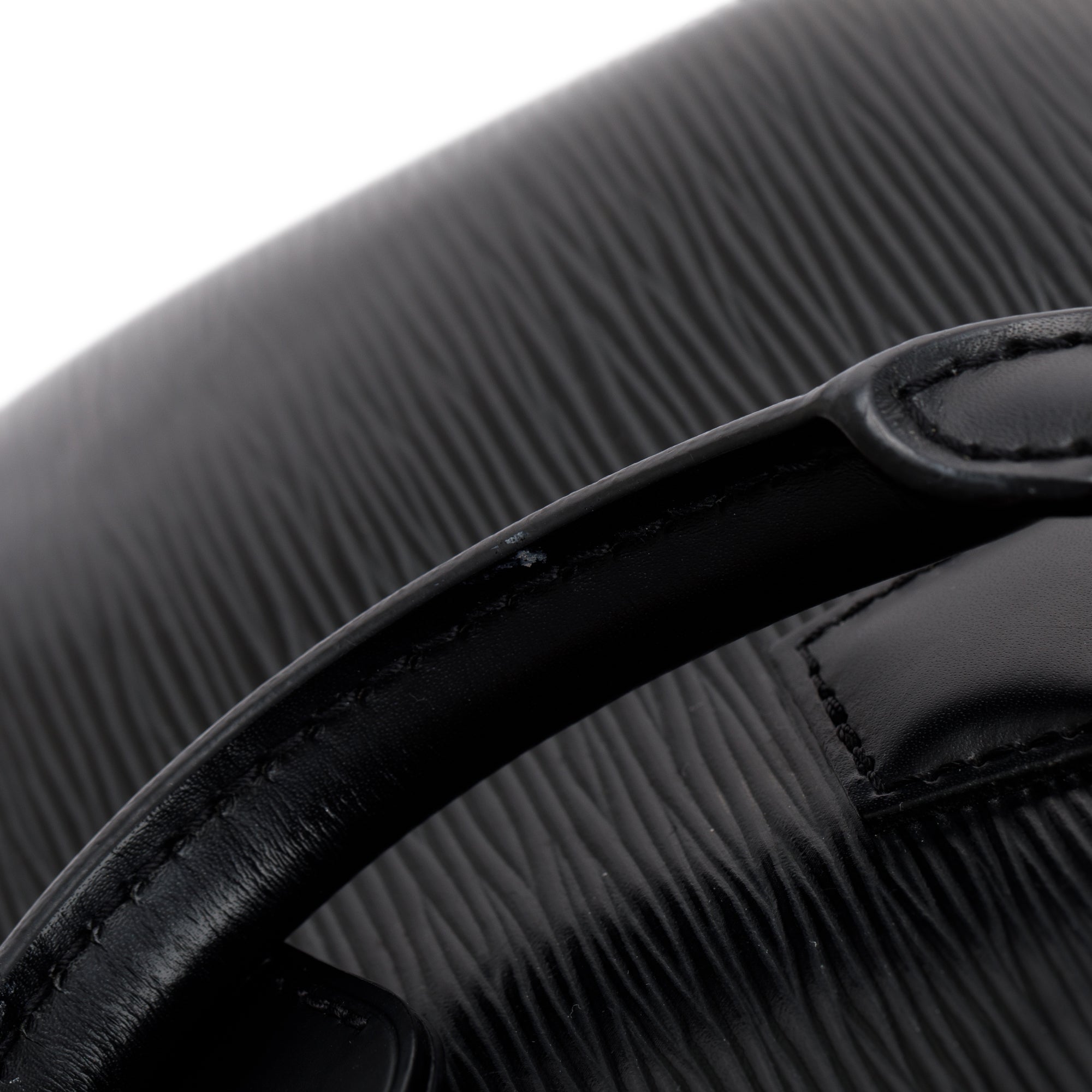 Louis Vuitton Black Epi Leather Speedy Bandouliere 25 w/ Strap & Receipt