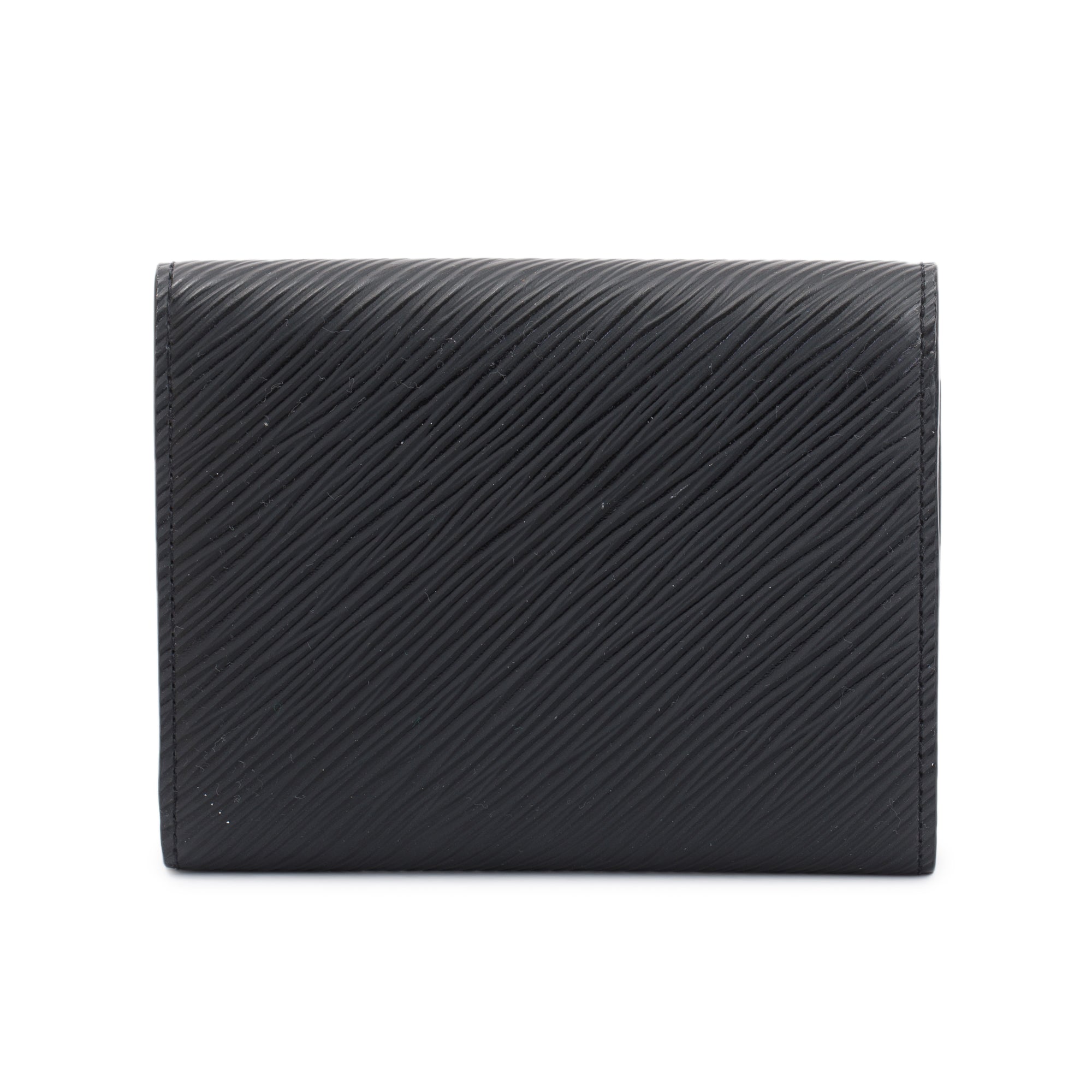Louis Vuitton Black Epi Leather Twist Compact Wallet