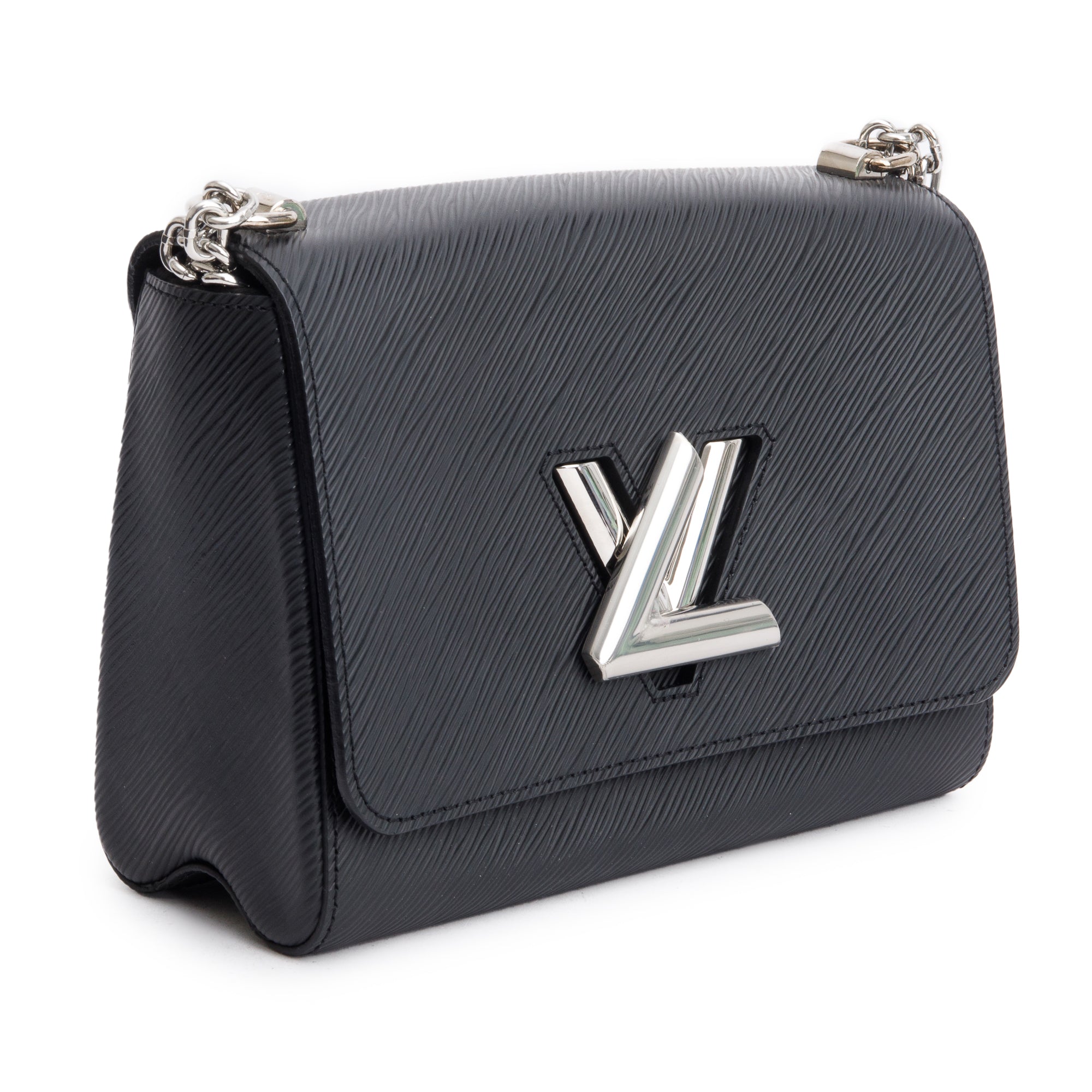 Louis Vuitton Black Epi Leather Twist MM Bag