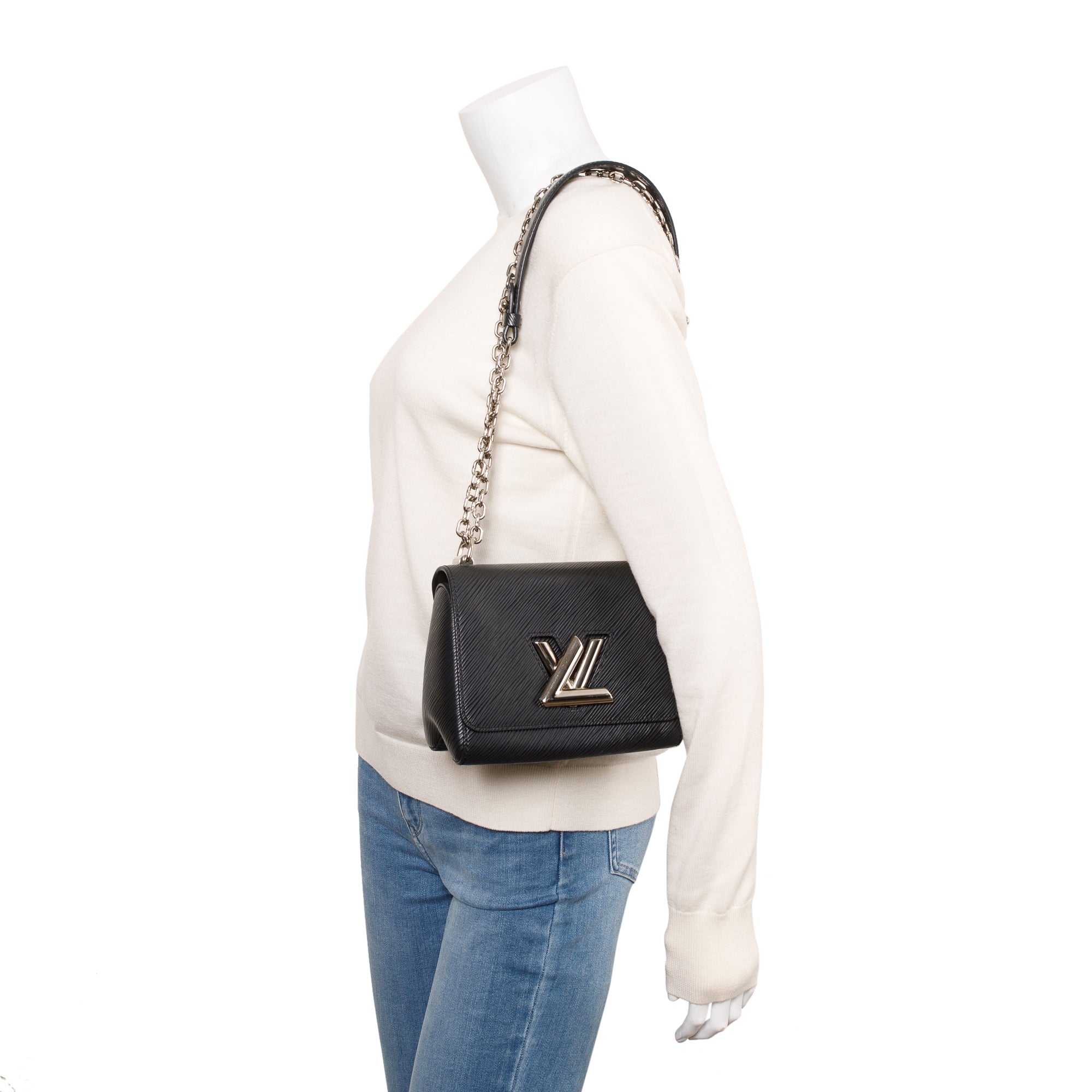 Louis Vuitton Black Epi Leather Twist PM