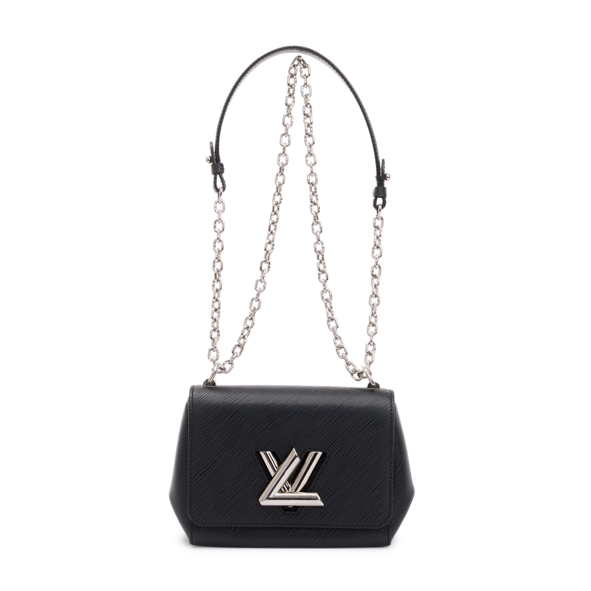 Louis Vuitton Black Epi Leather Twist PM Shoulder Bag