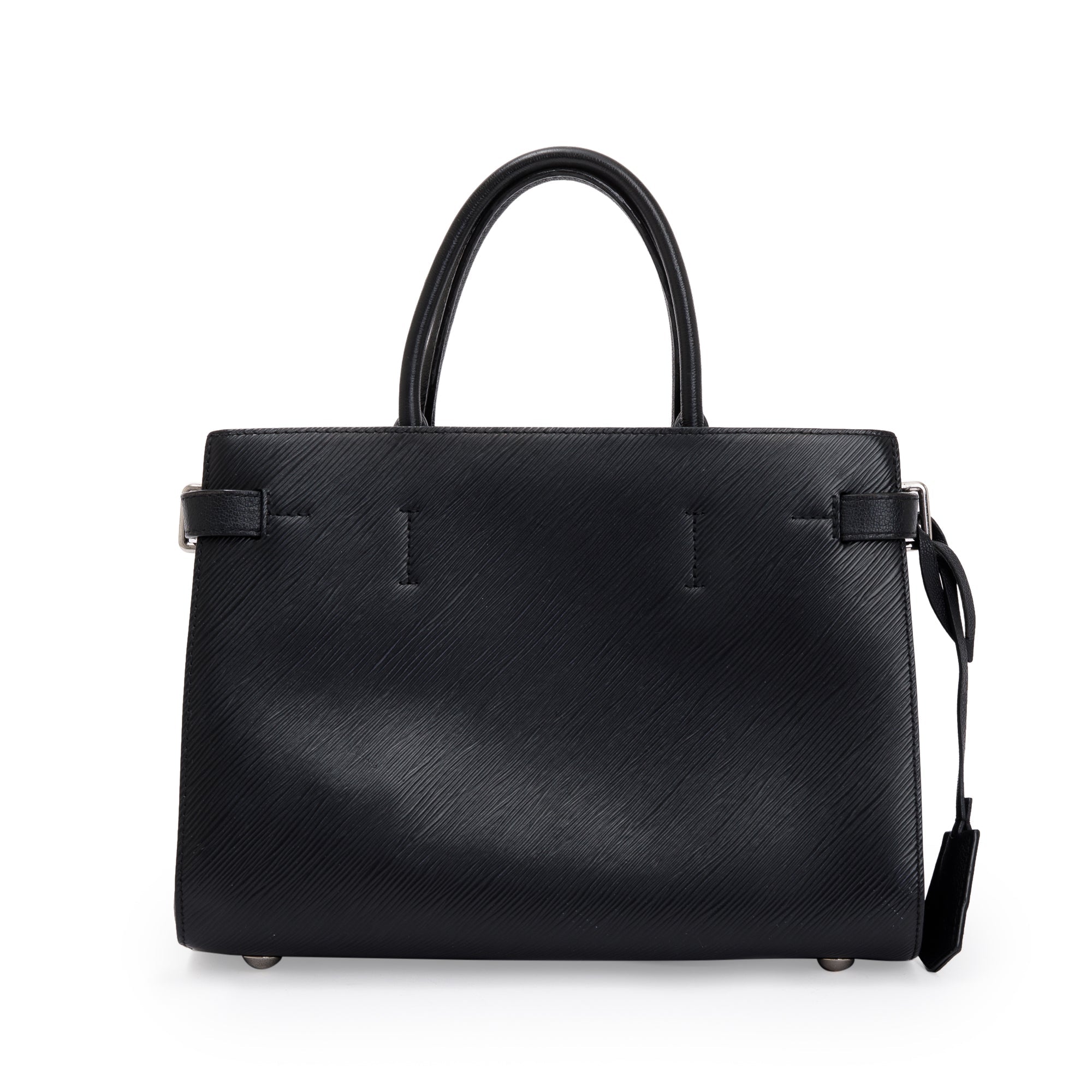 Louis Vuitton Black Epi Leather Twist Tote w/ Strap