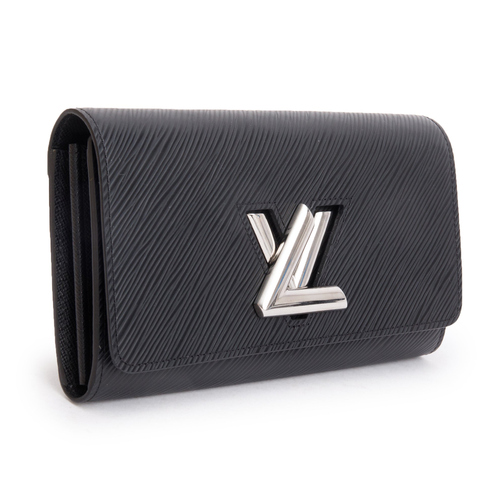 Louis Vuitton Black Epi Leather Twist Wallet