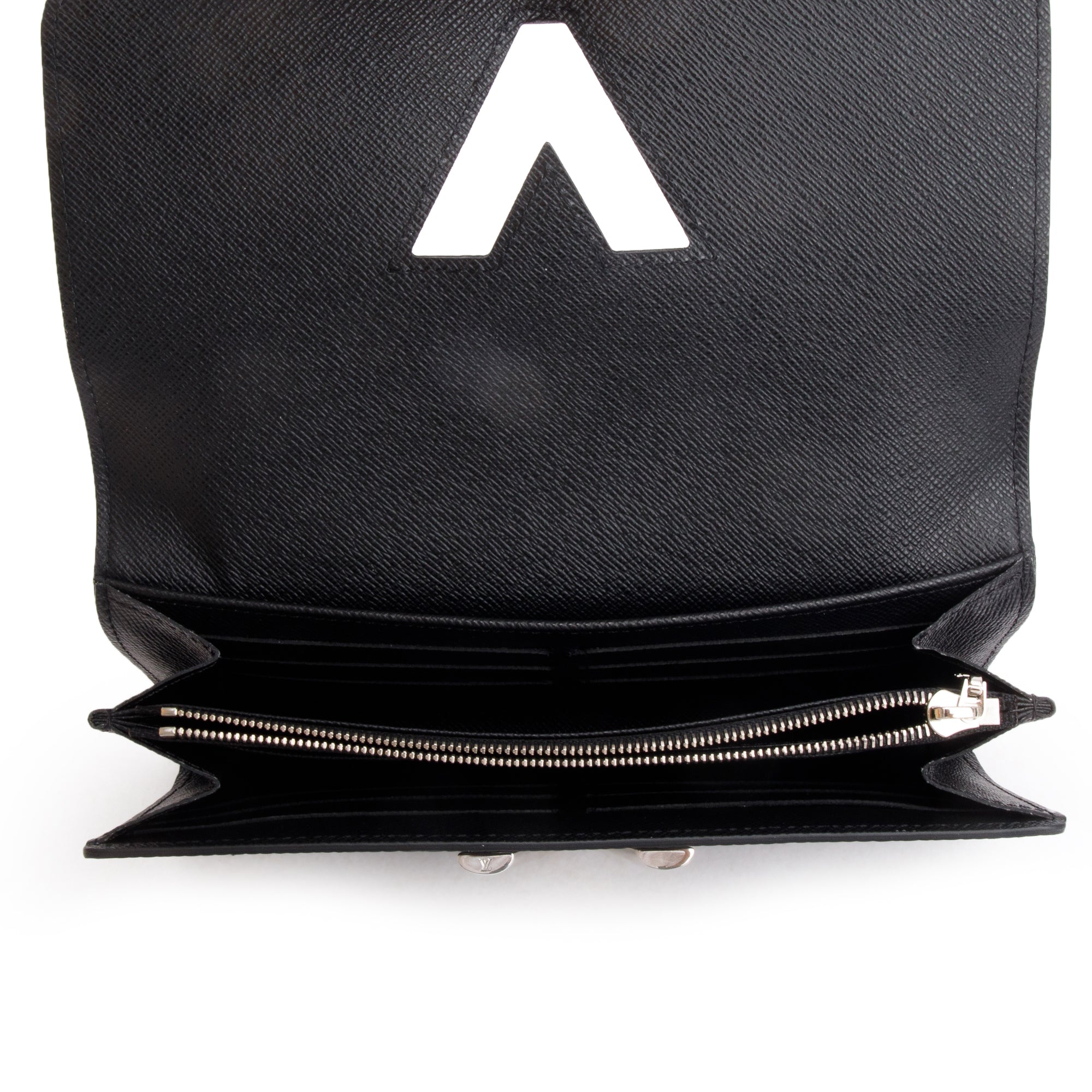 Louis Vuitton Black Epi Leather Twist Wallet