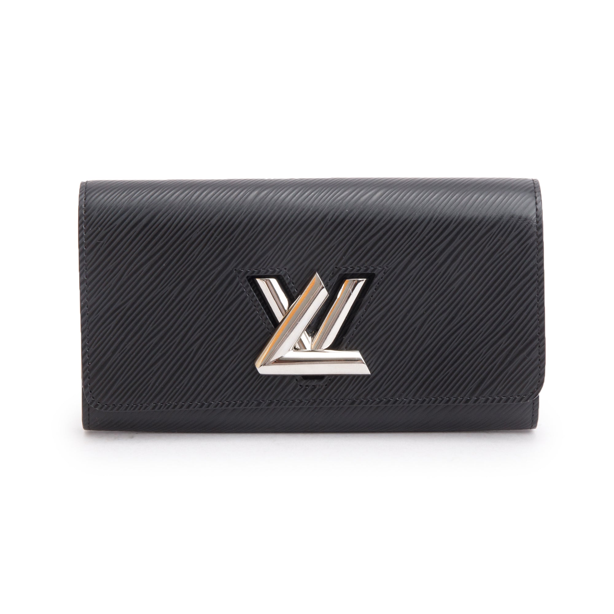 Louis Vuitton Black Epi Leather Twist Wallet