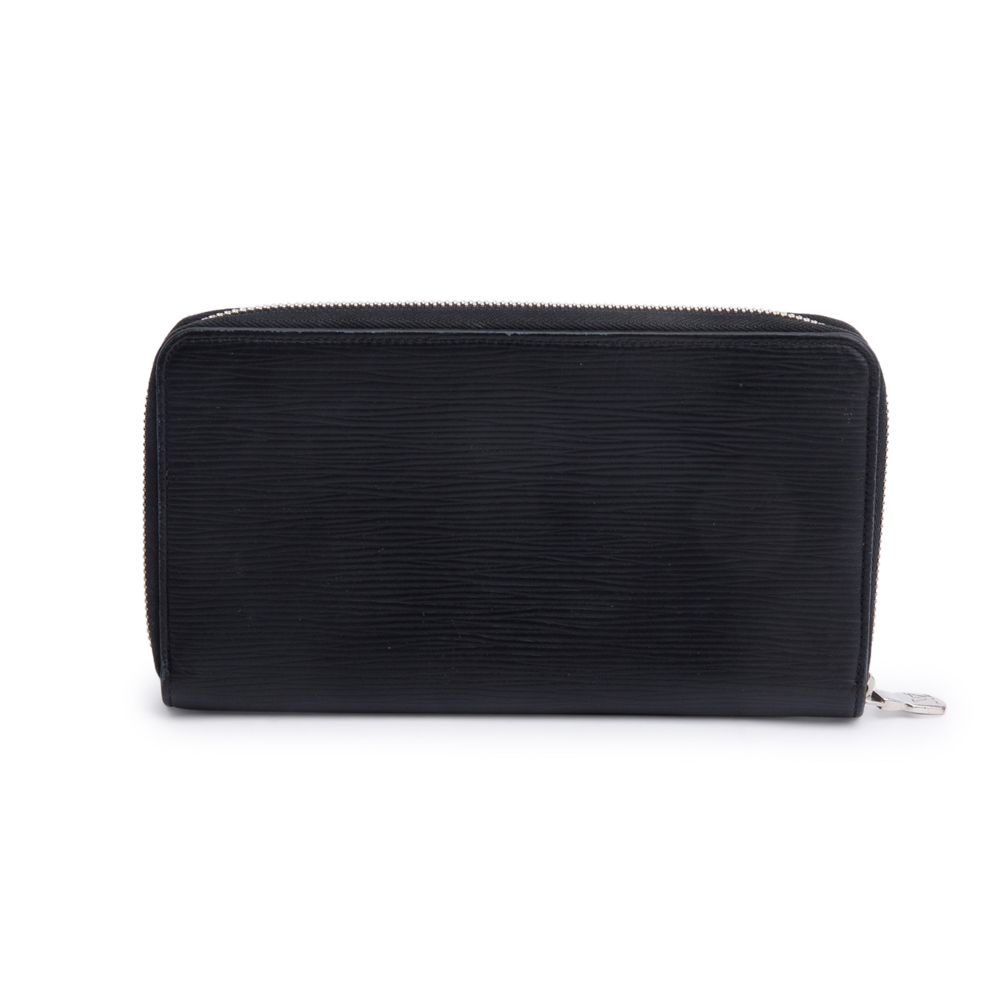 Louis Vuitton Black Epi Leather Zippy Organizer Wallet