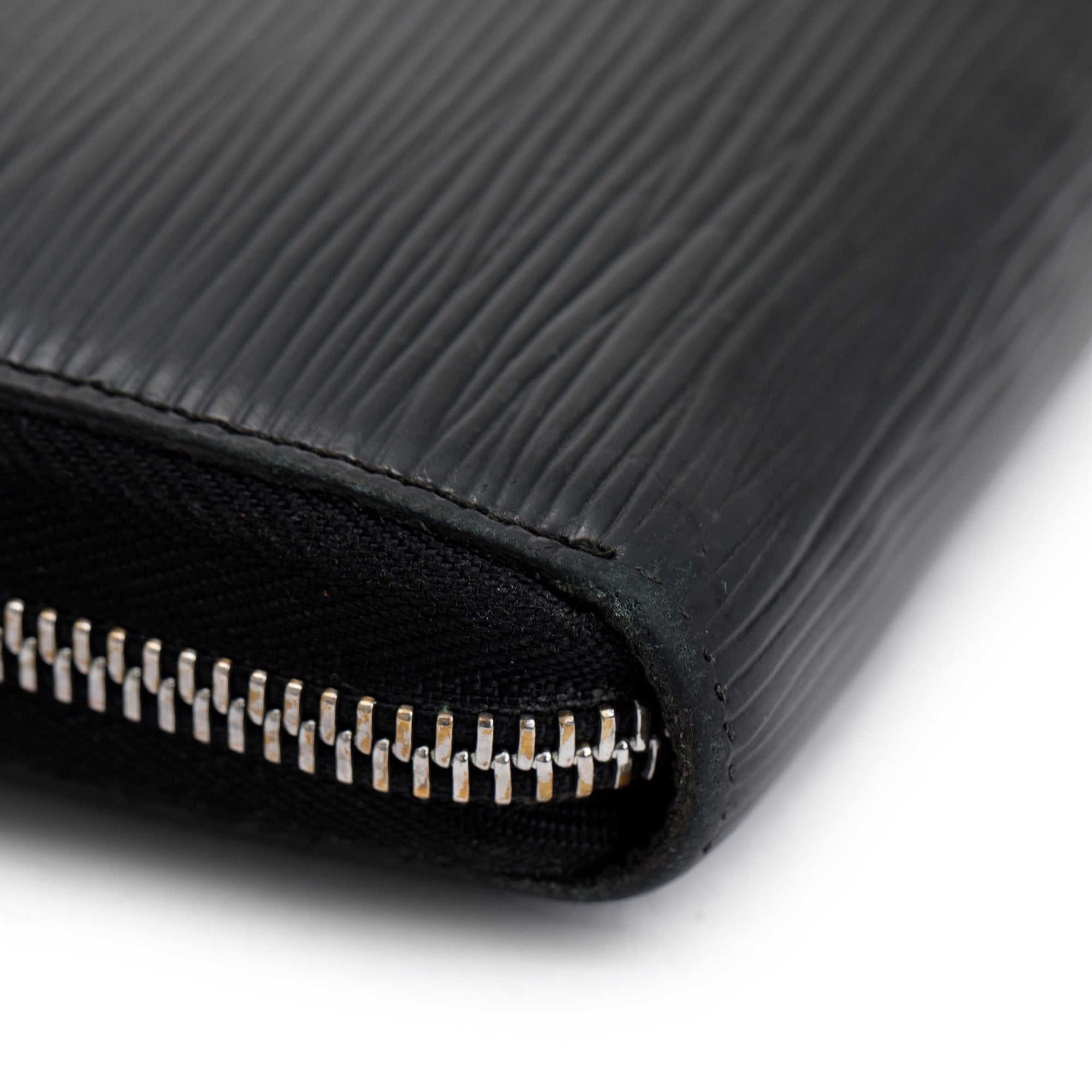 Louis Vuitton Black Epi Leather Zippy Organizer Wallet