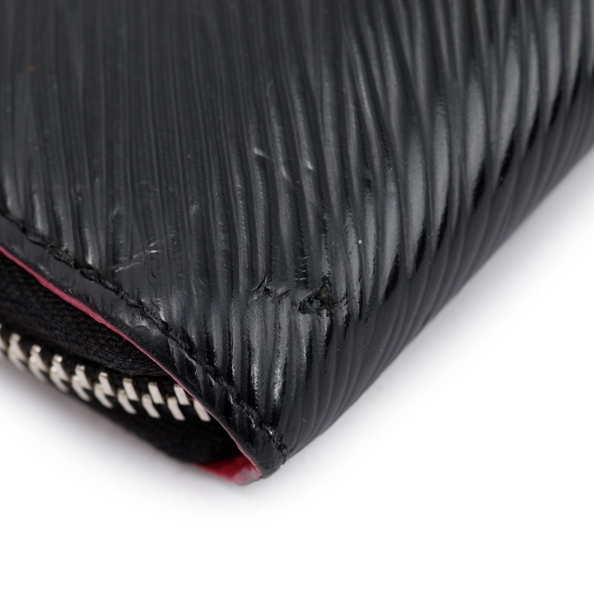 Louis Vuitton Black Epi Leather Zippy Wallet