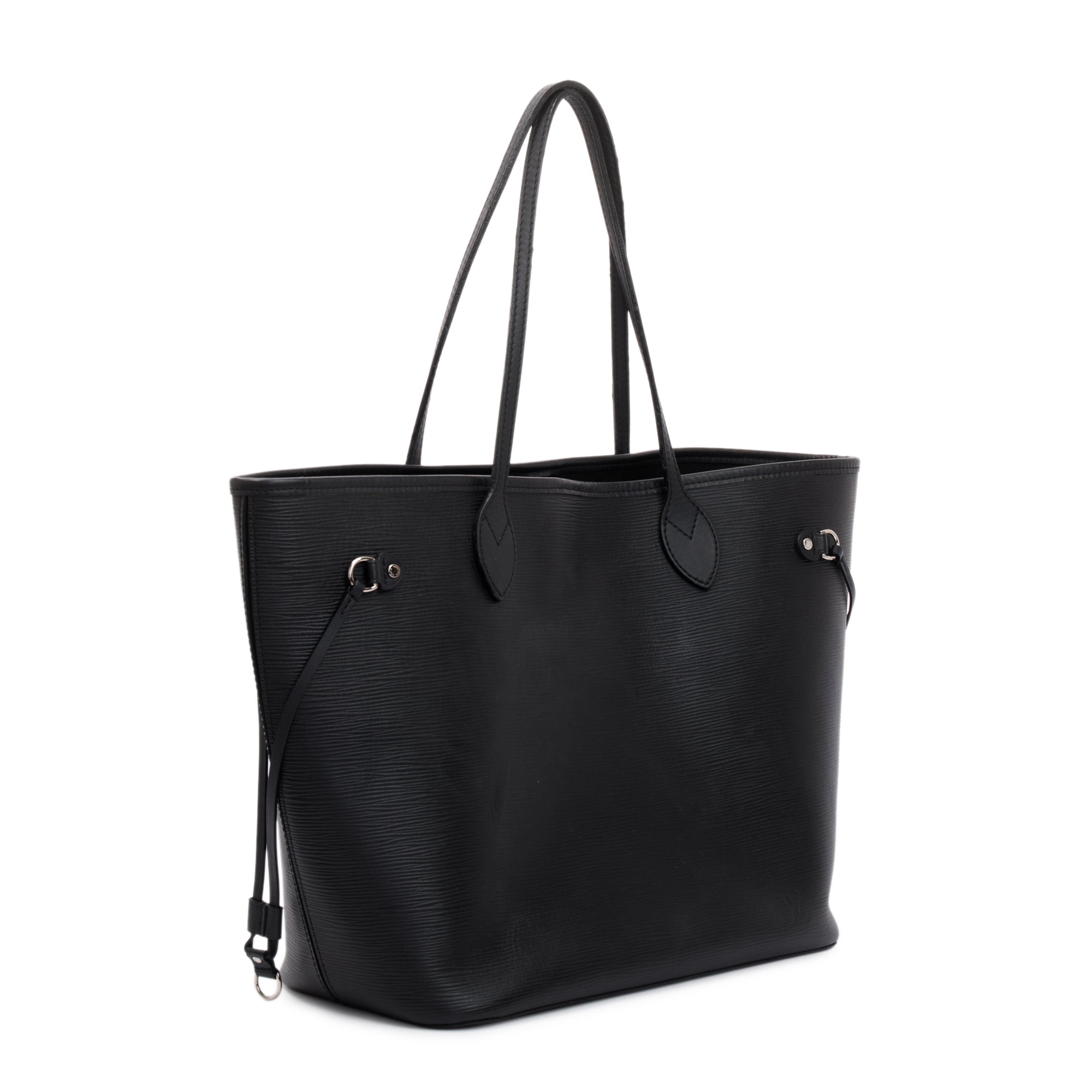 Louis Vuitton Black Epi Neverfull MM w/ Pouch