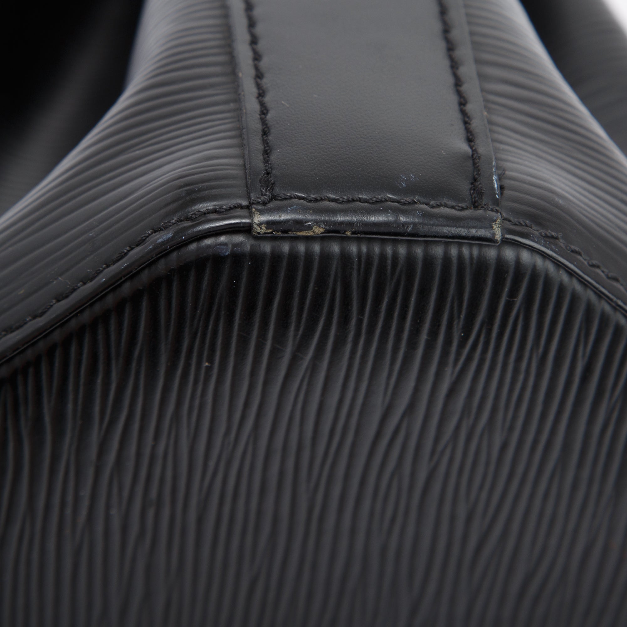 Louis Vuitton Black Epi Sac de Paule PM Bag