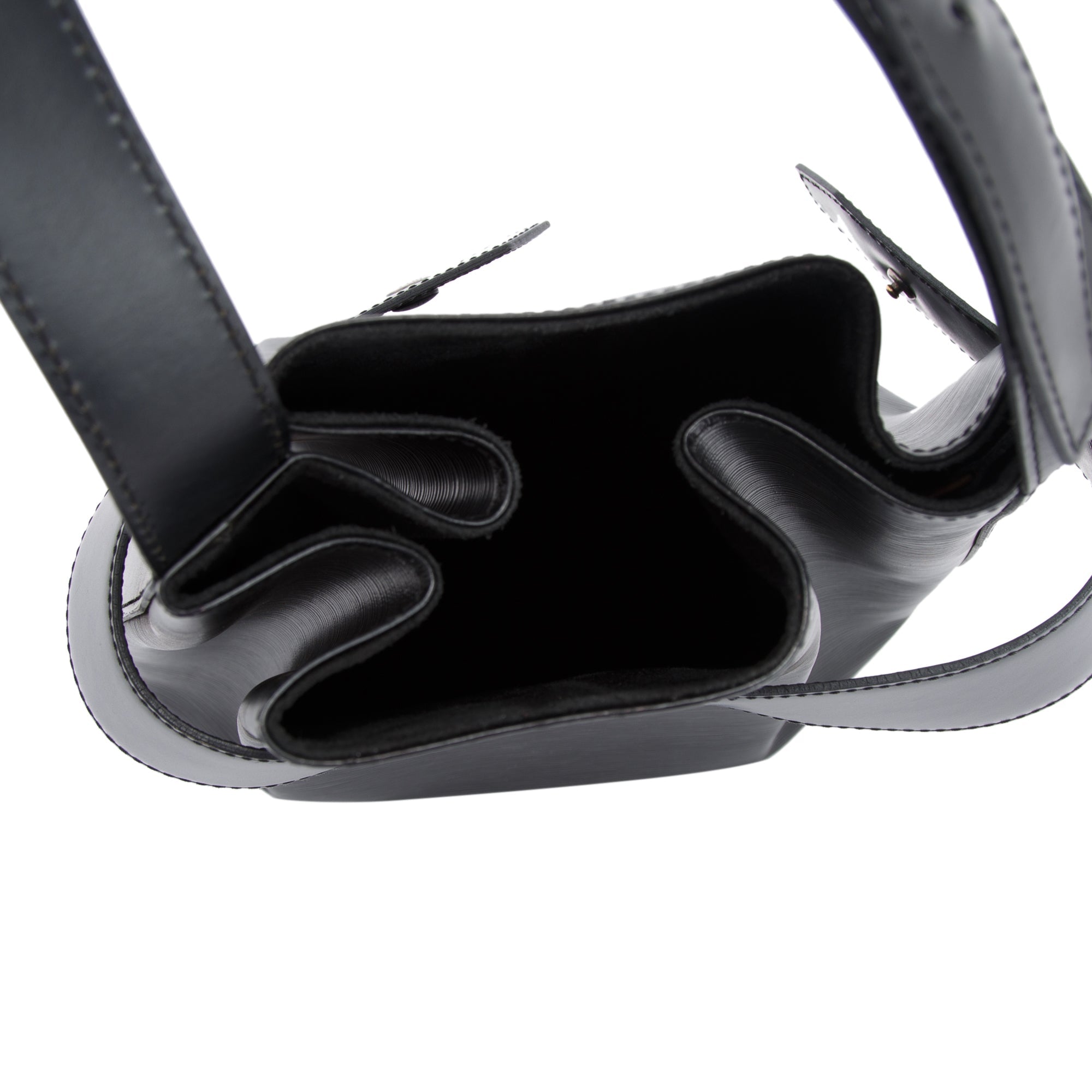 Louis Vuitton Black Epi Sac de Paule PM Bag