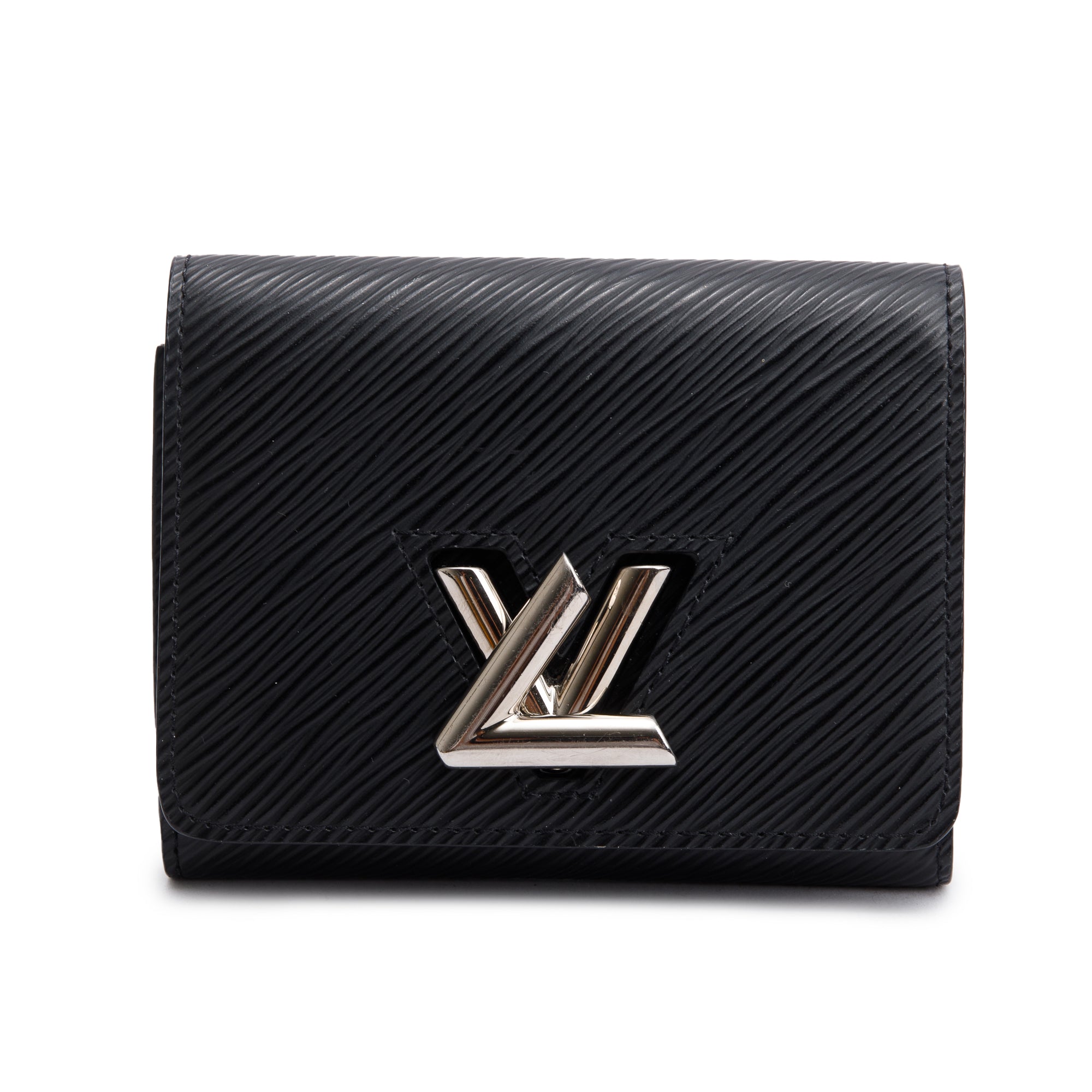 Louis Vuitton Black Epi Twist Compact Wallet