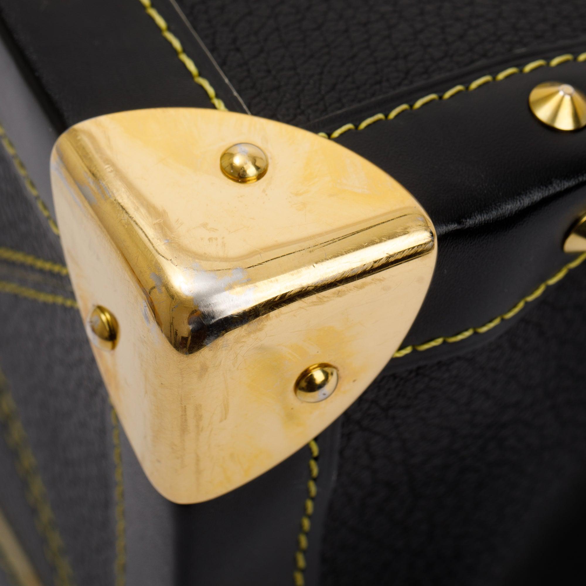 Louis Vuitton Black Goatskin Leather Suhali Le Fabuleux Bag