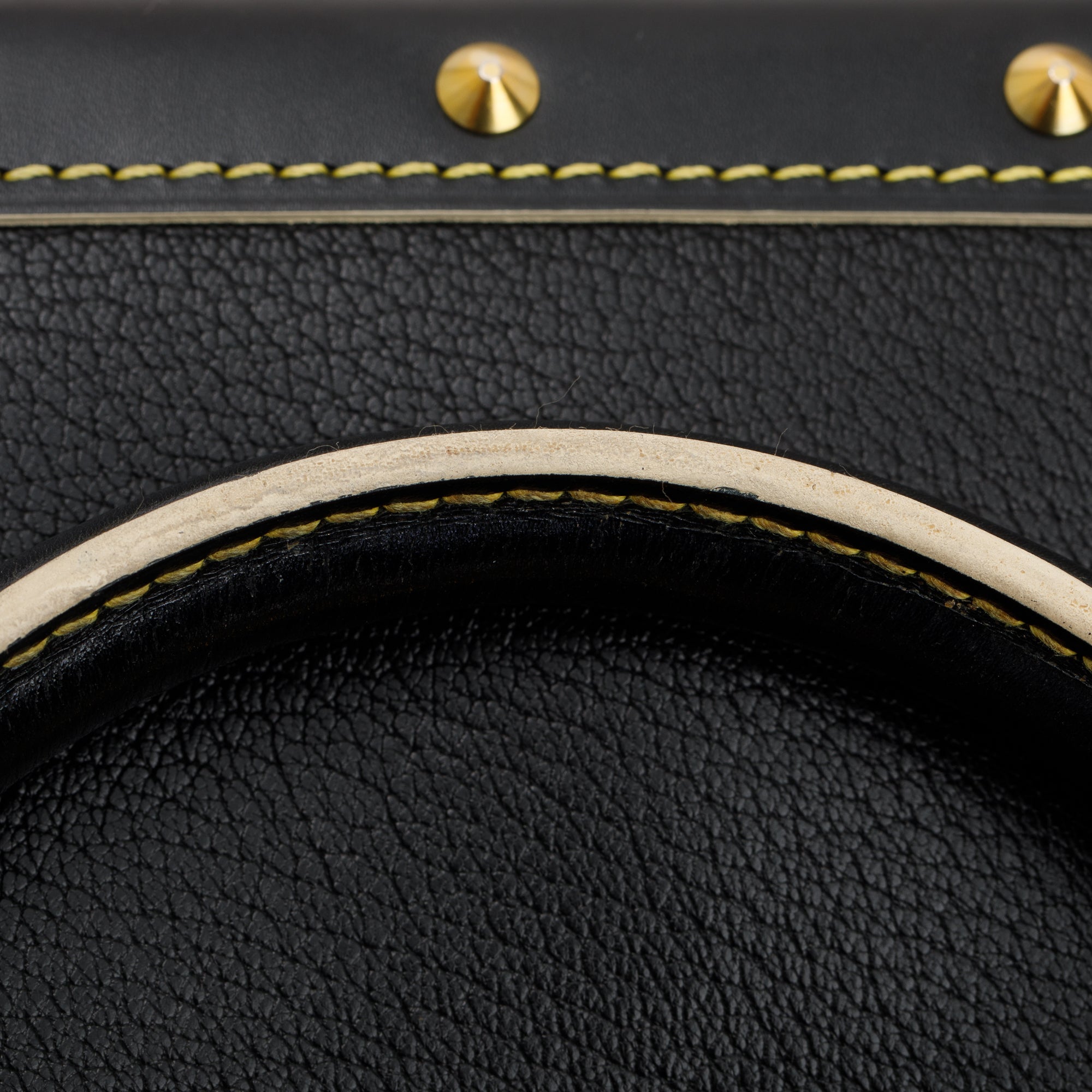 Louis Vuitton Black Goatskin Leather Suhali Le Fabuleux Bag