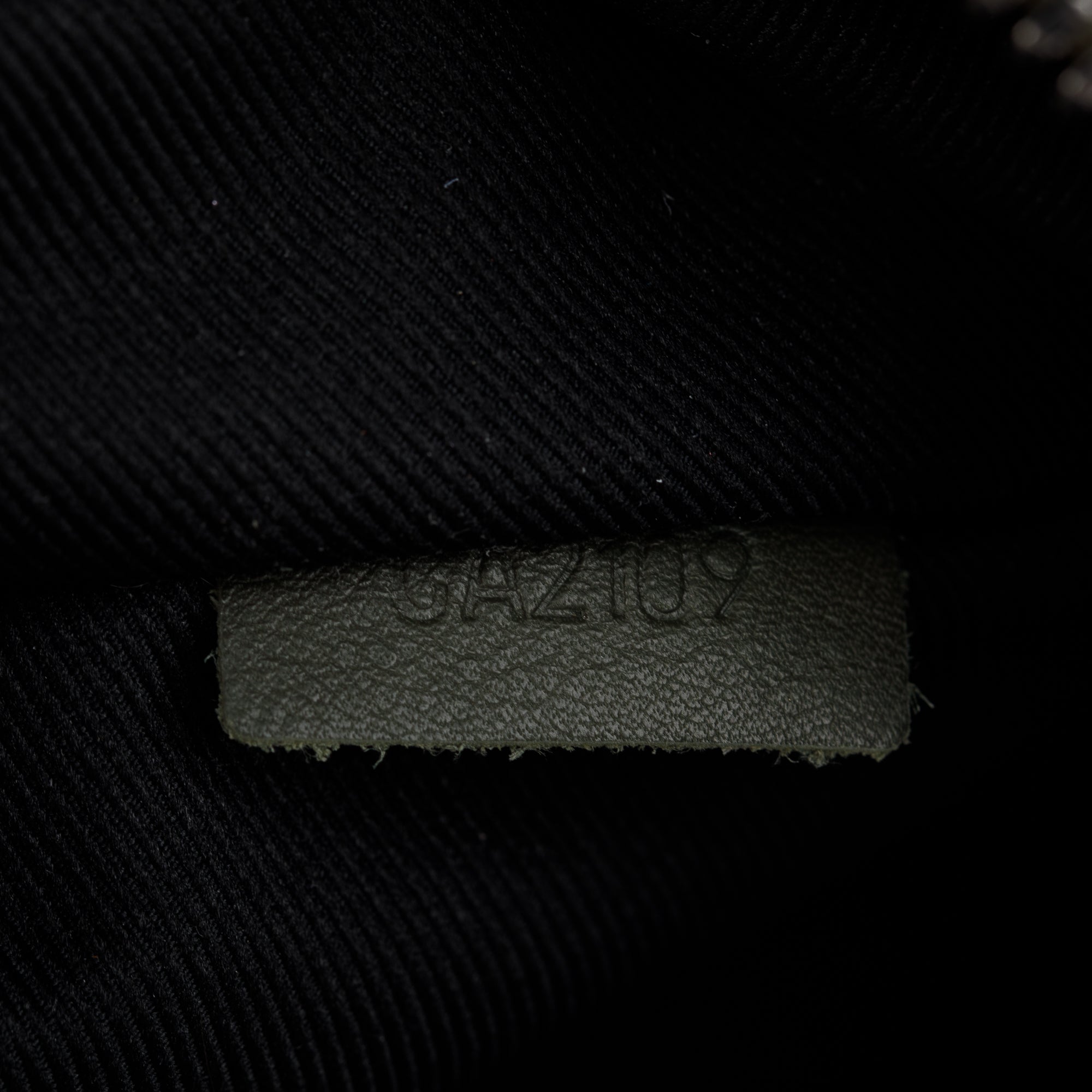 Louis Vuitton Black & Khaki Monogram Shadow Embossed Calfskin Leather Double Flat Messenger Bag