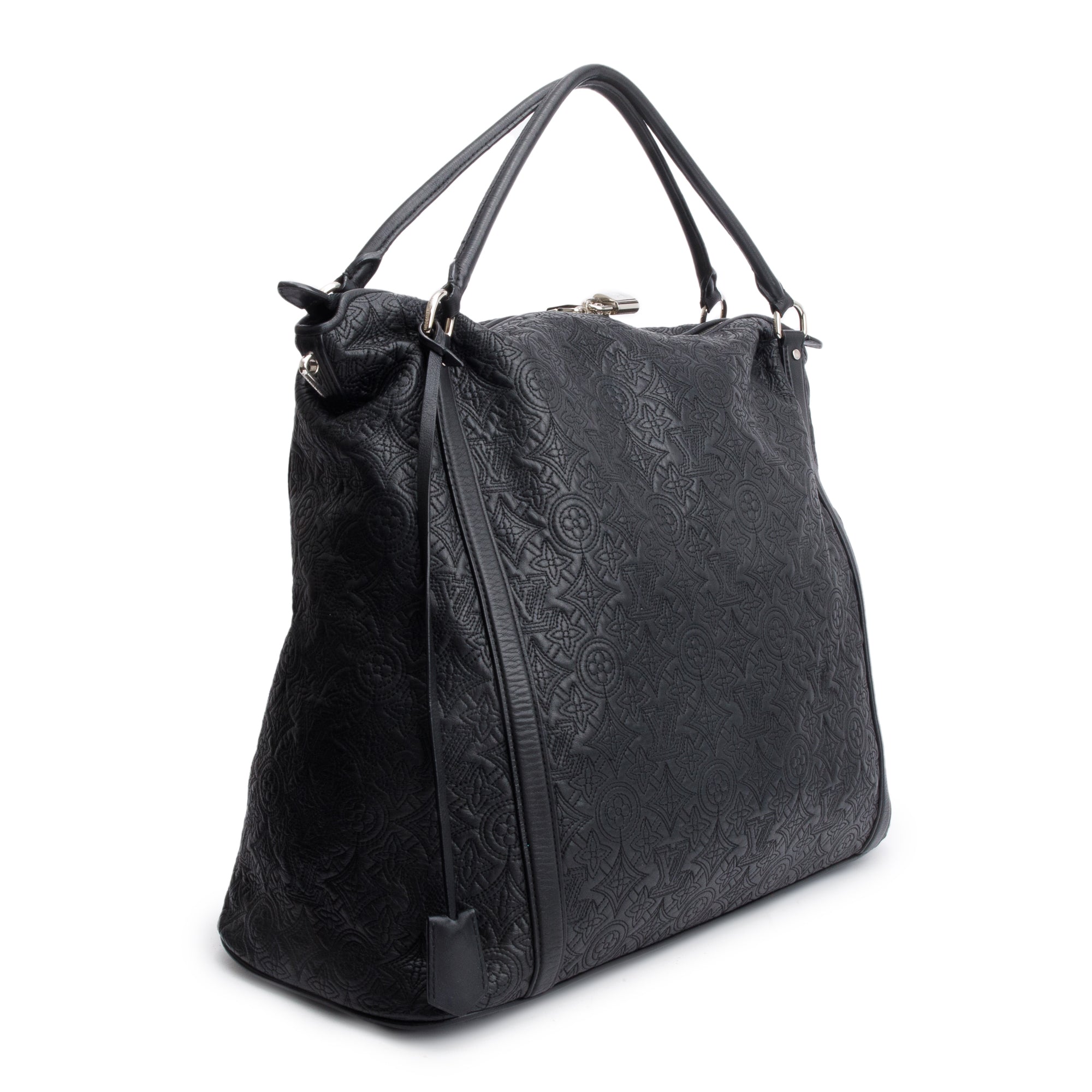 Louis Vuitton Black LV Monogram Antheia Ixia GM w/ Strap