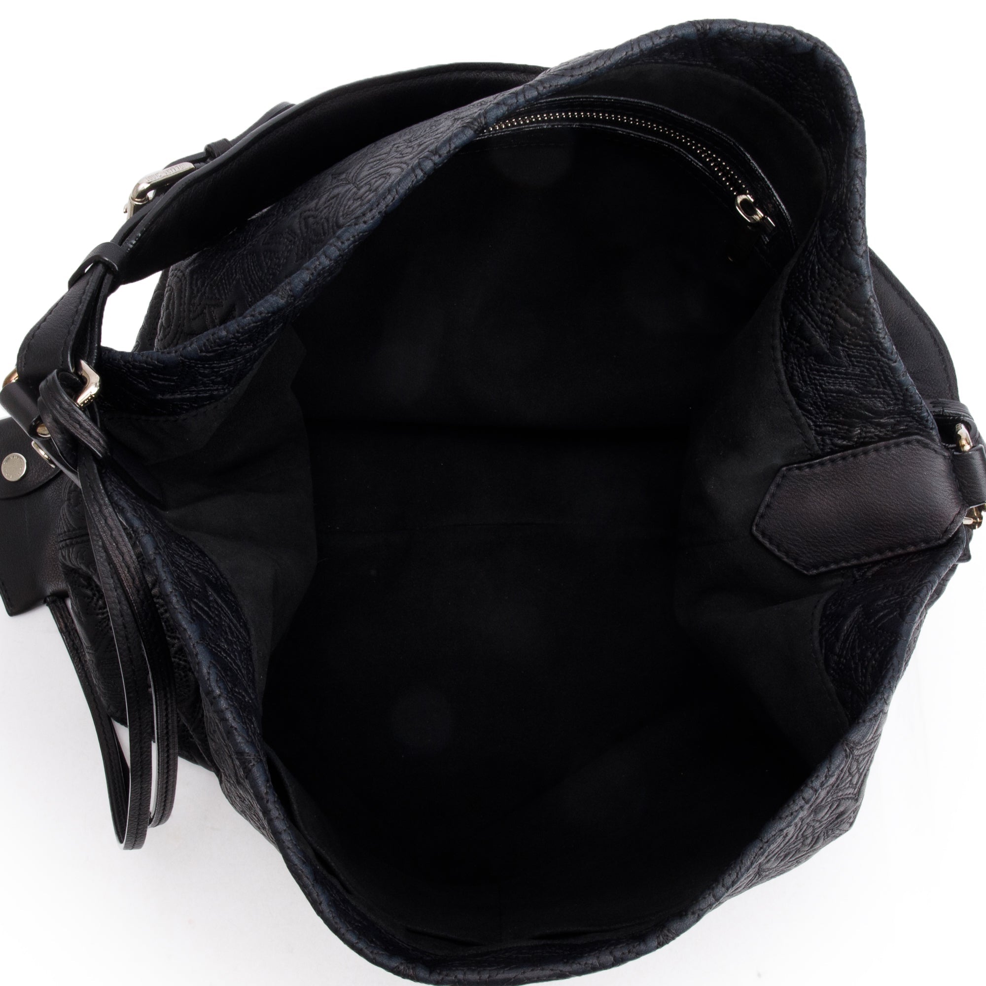 Louis Vuitton Black Lambskin Leather Antheia Ixia MM