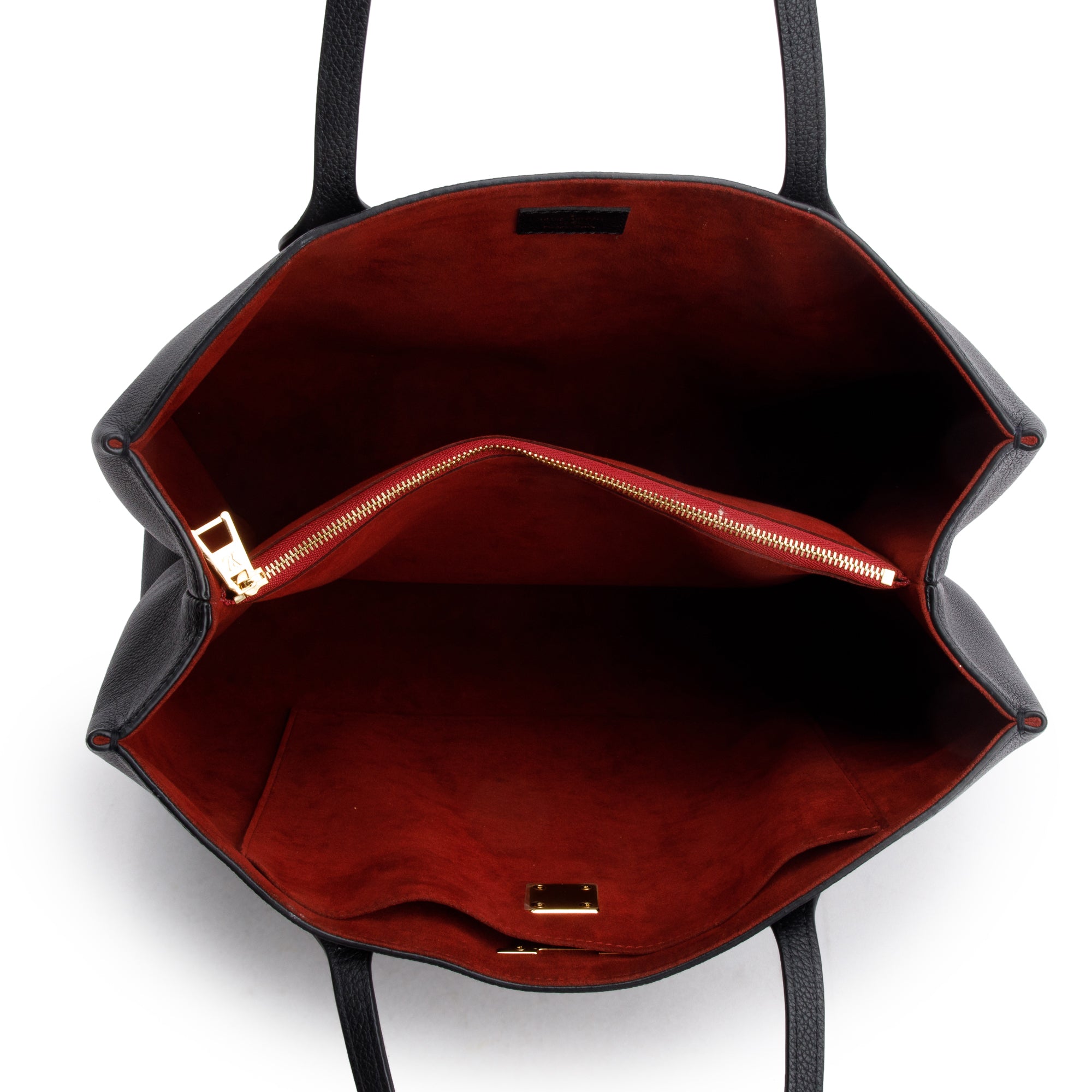 Louis Vuitton Black Leather LockMe Shopper Tote w/ Box