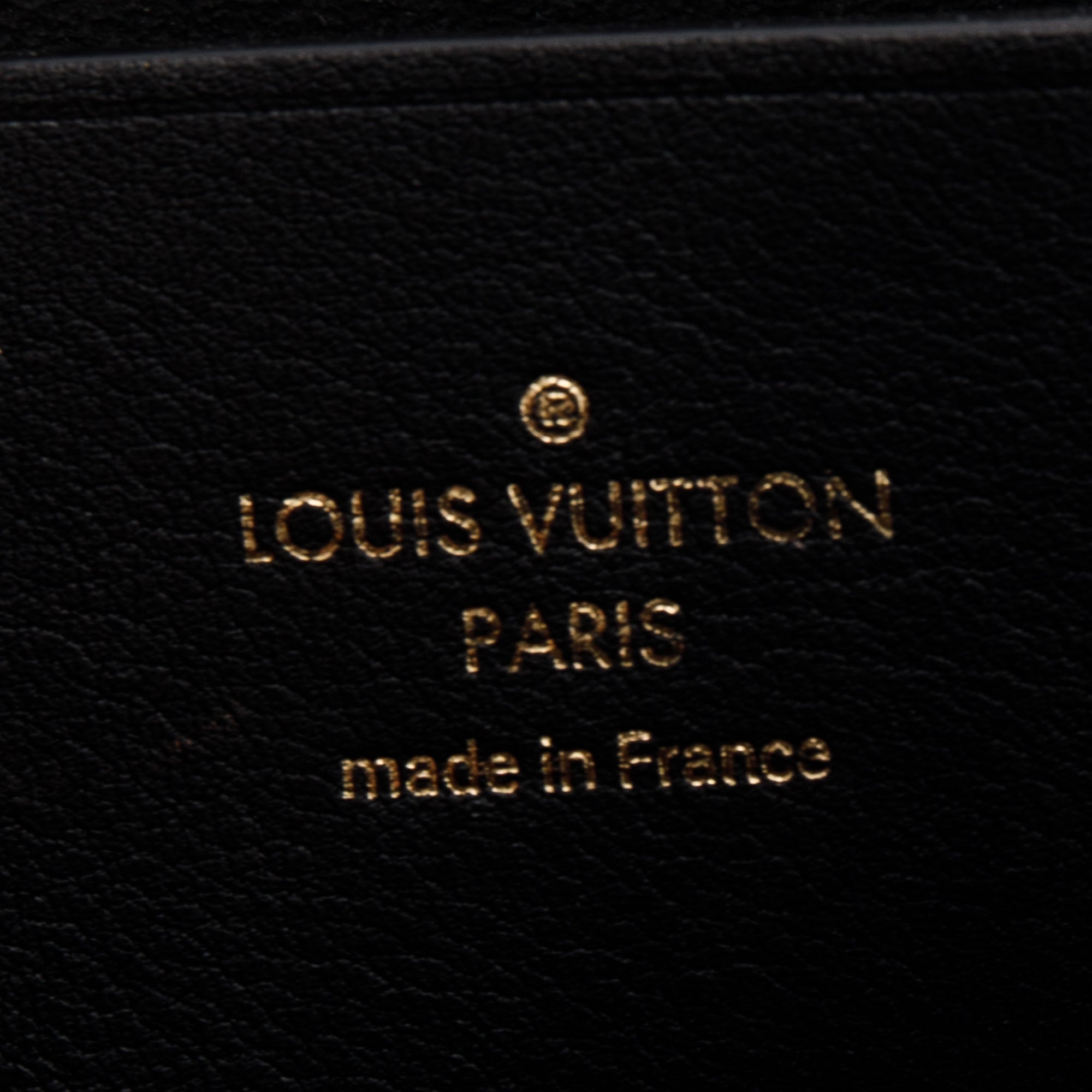 Louis Vuitton Black Leather Love Note Bag