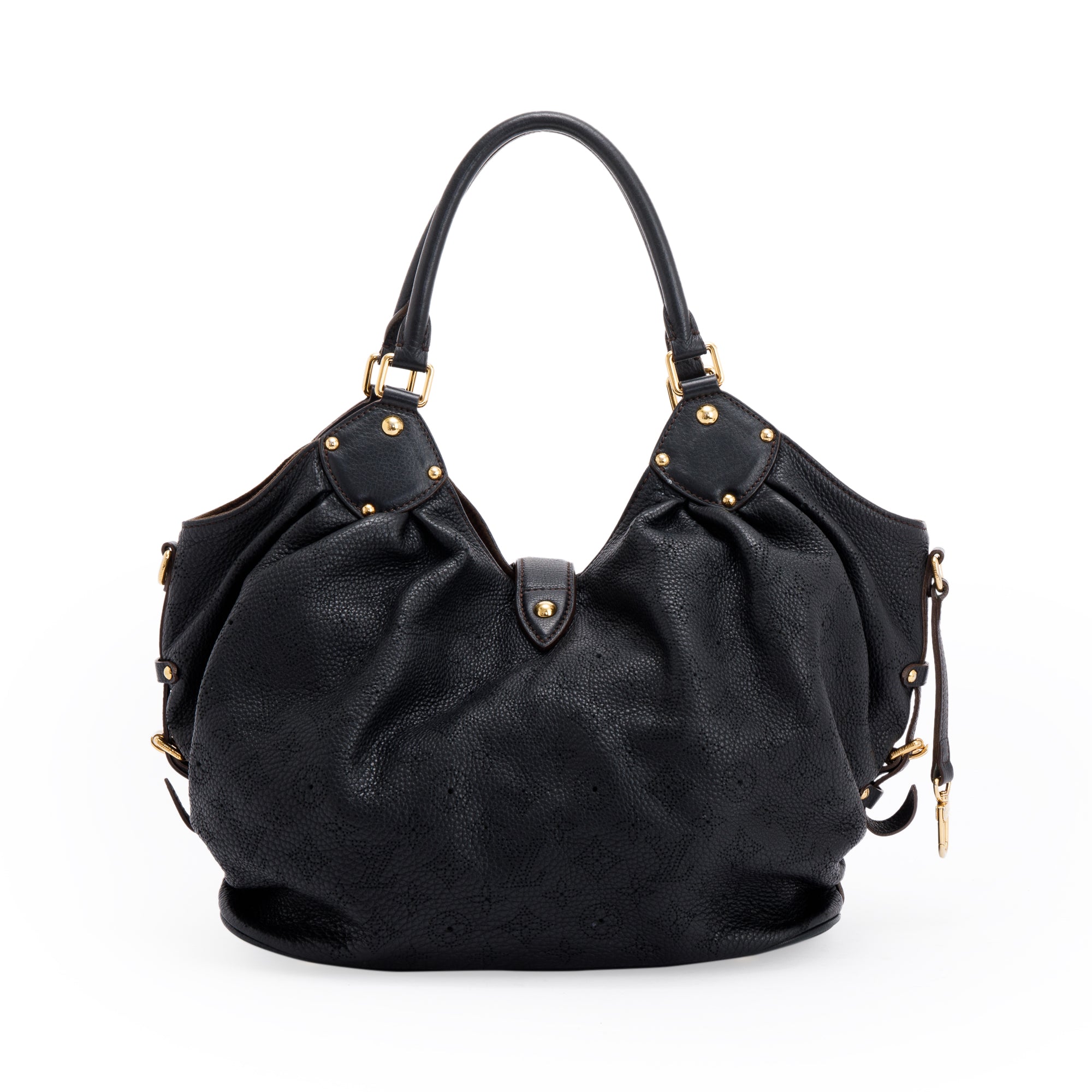 Louis Vuitton Black Mahina L Hobo