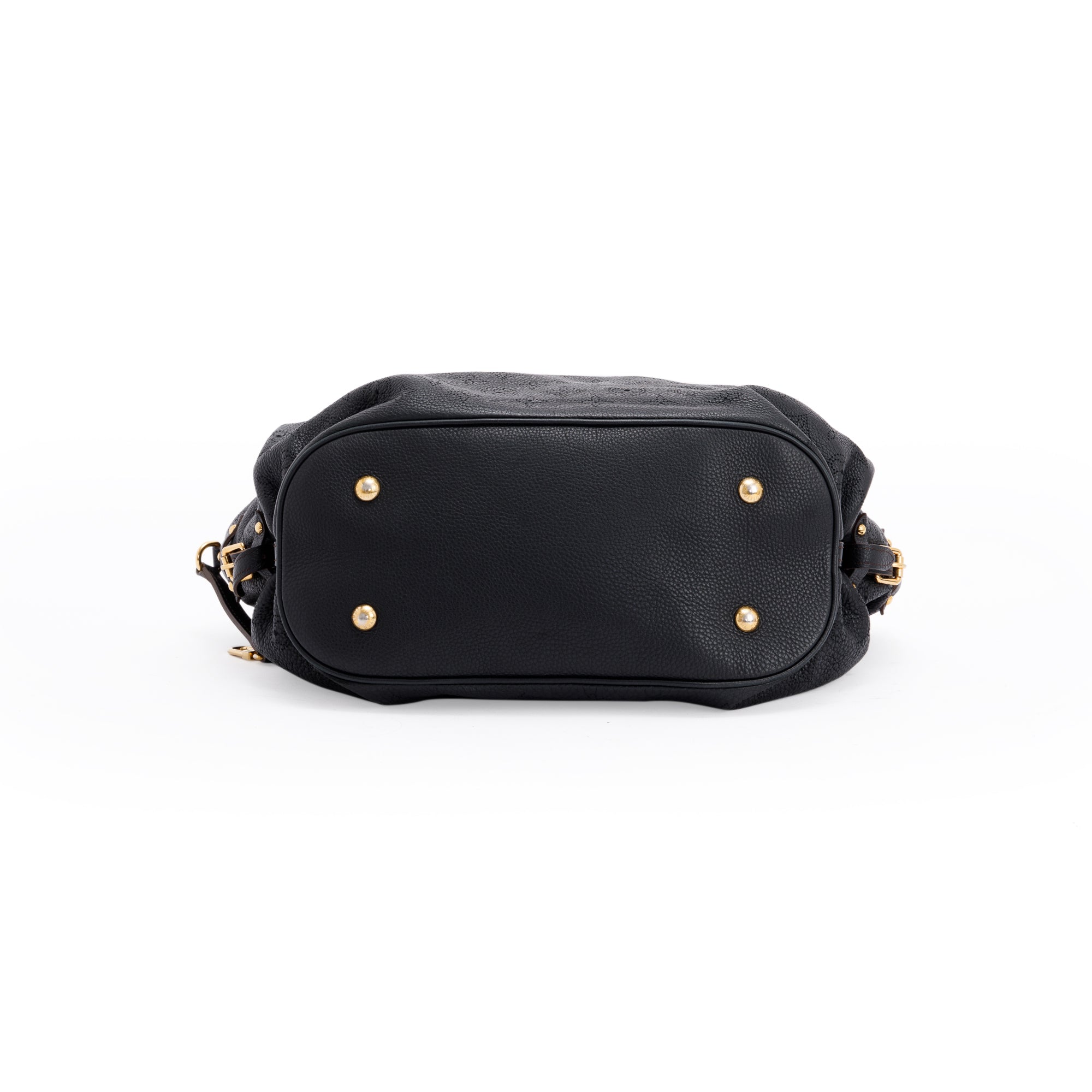 Louis Vuitton Black Mahina L Hobo